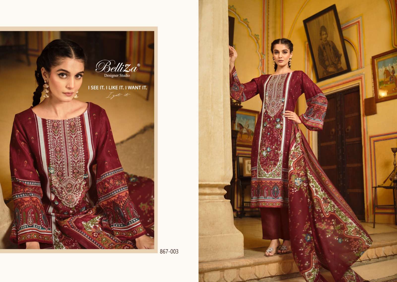 belliza designer studio  naira vol 29 cotton ecxlusive print salwar suit catalog