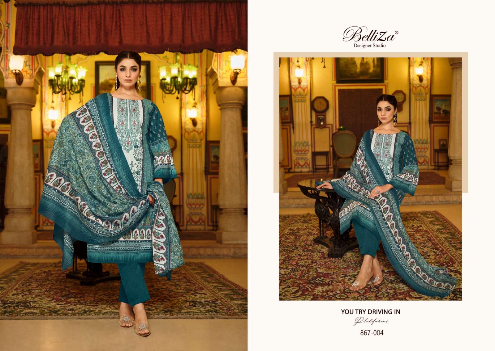 belliza designer studio  naira vol 29 cotton ecxlusive print salwar suit catalog