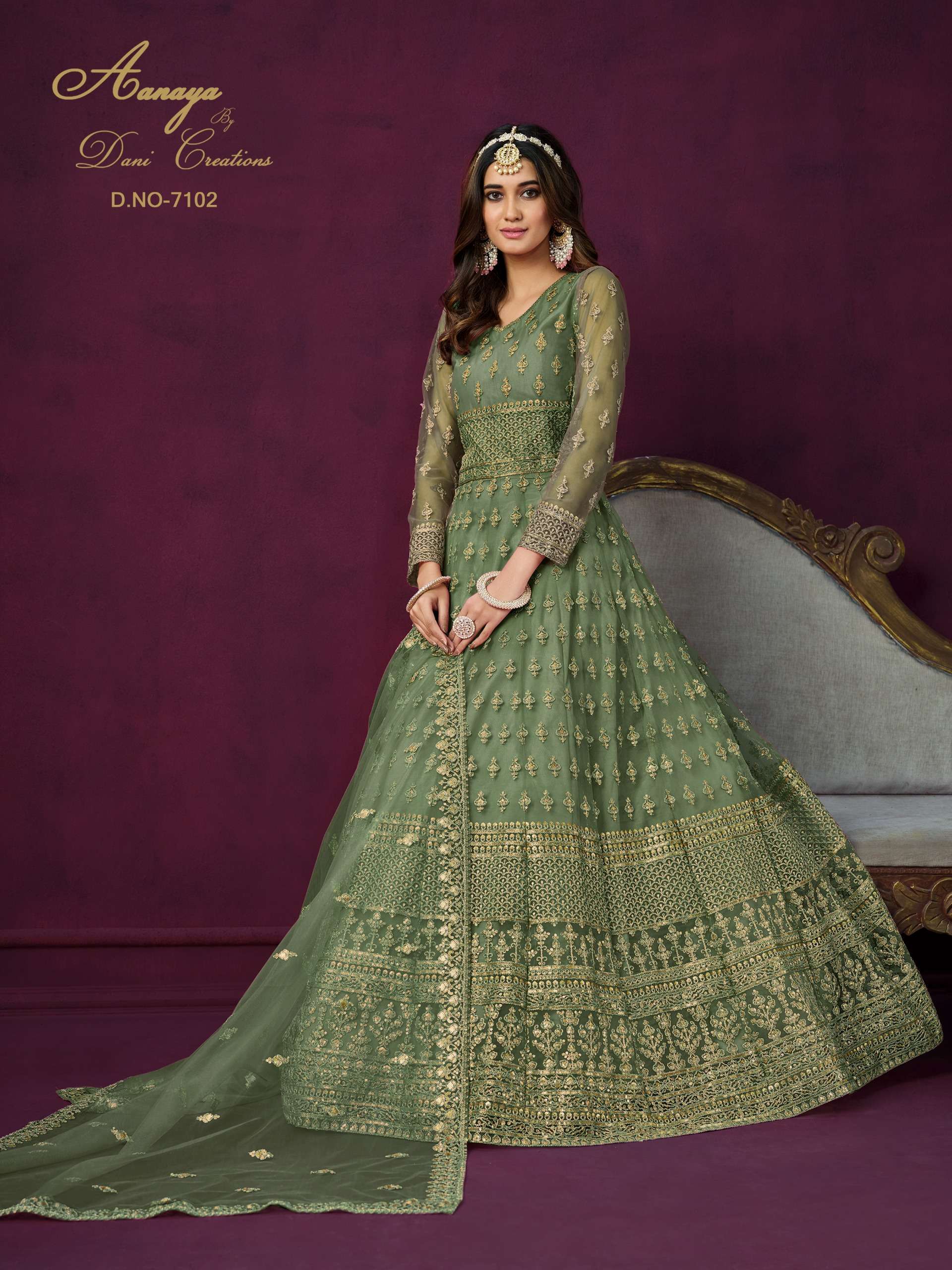 dani aanaya 7100 series vol 171 net elegant salwar suit catalog