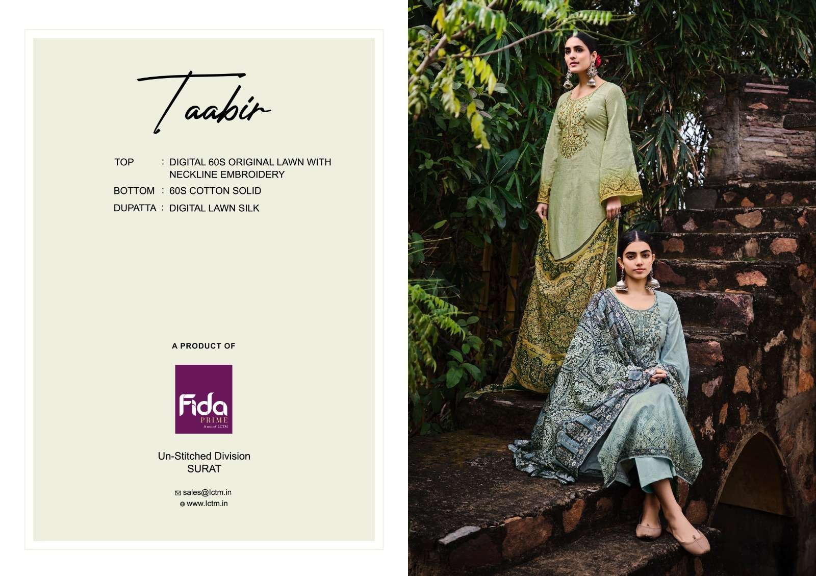 fida taabir lawn cotton innovative look salwar suit catalog