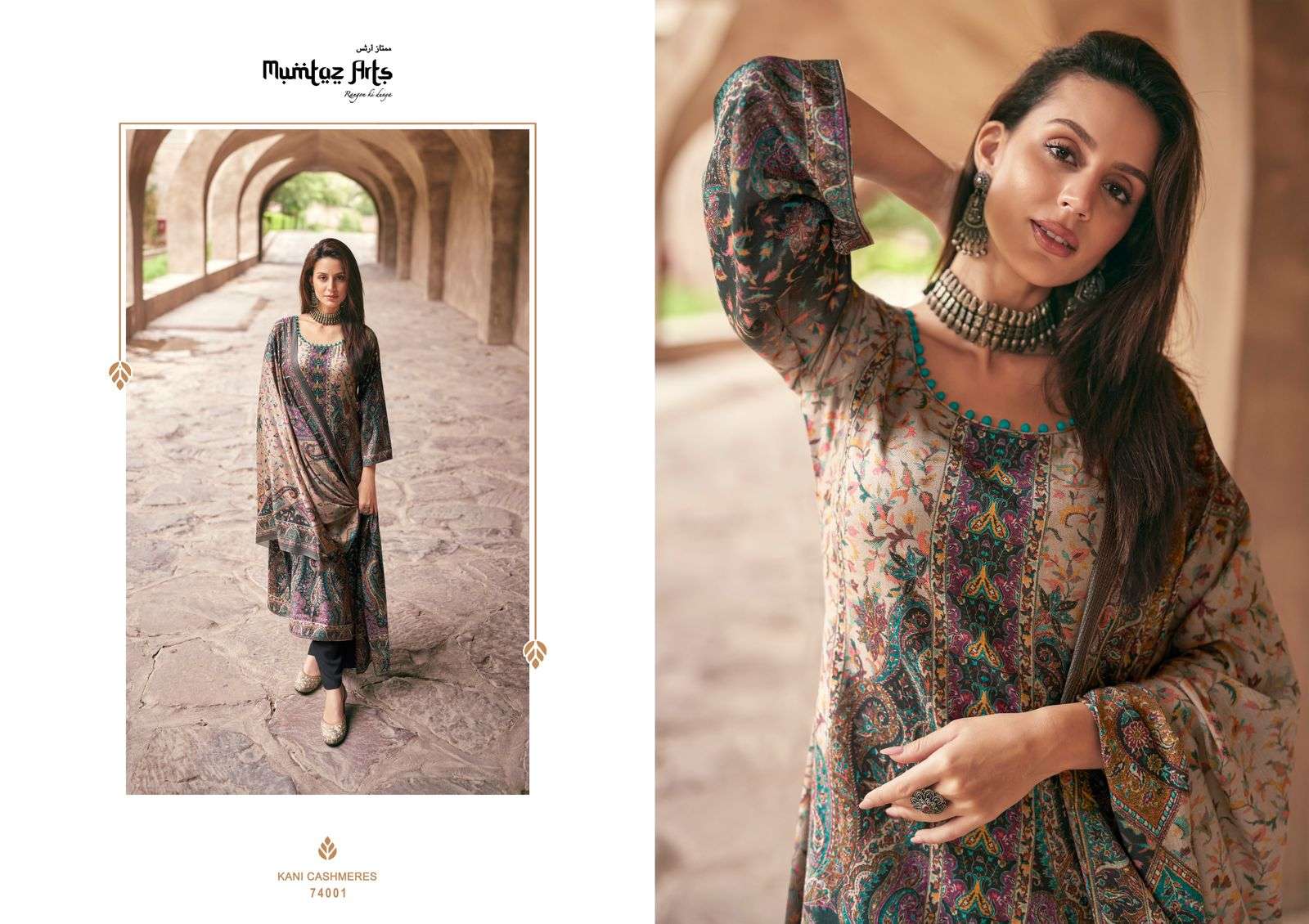 mumtaz art kani cashmere pure lawn cotton regal look salwar suit catalog