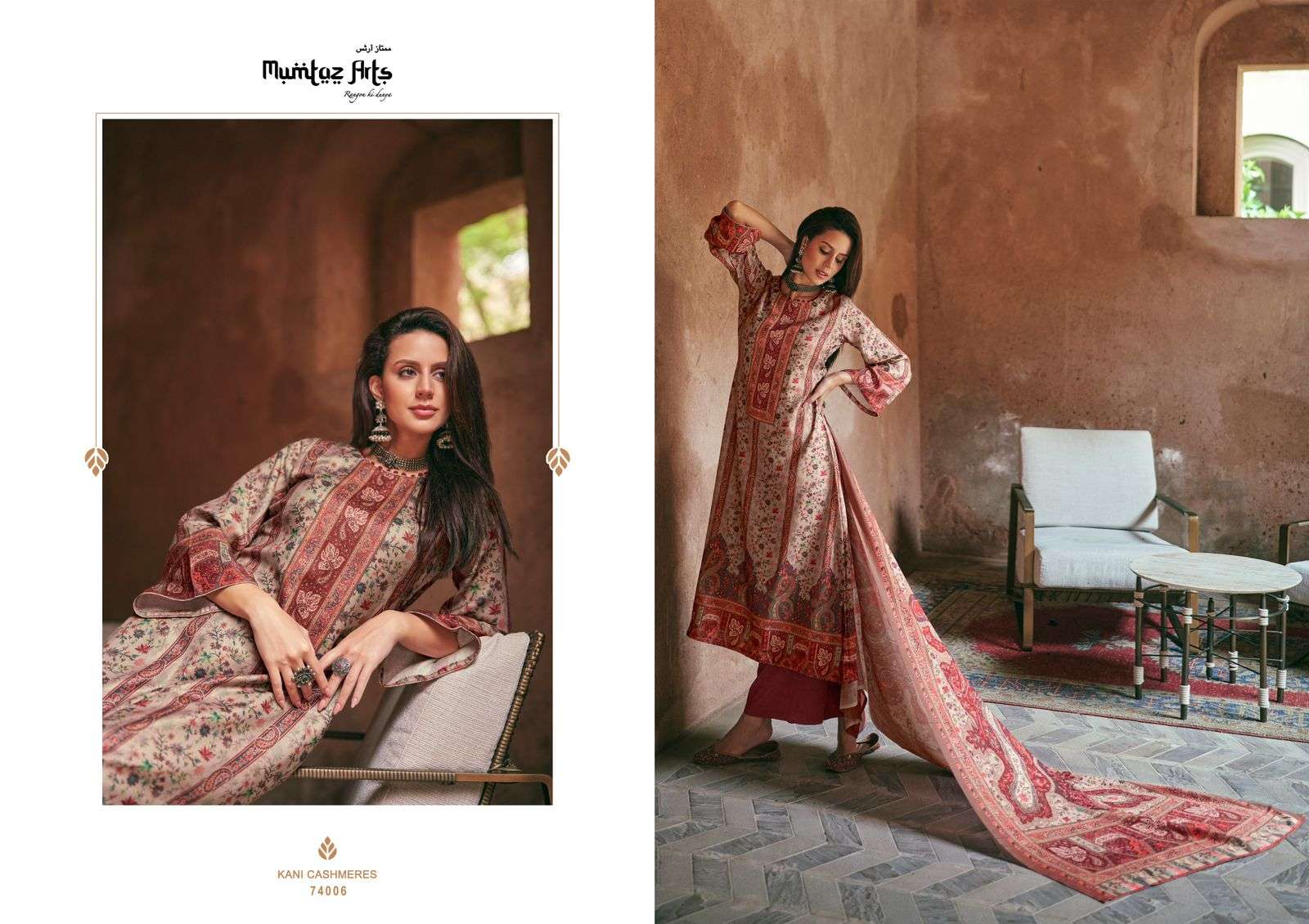 mumtaz art kani cashmere pure lawn cotton regal look salwar suit catalog