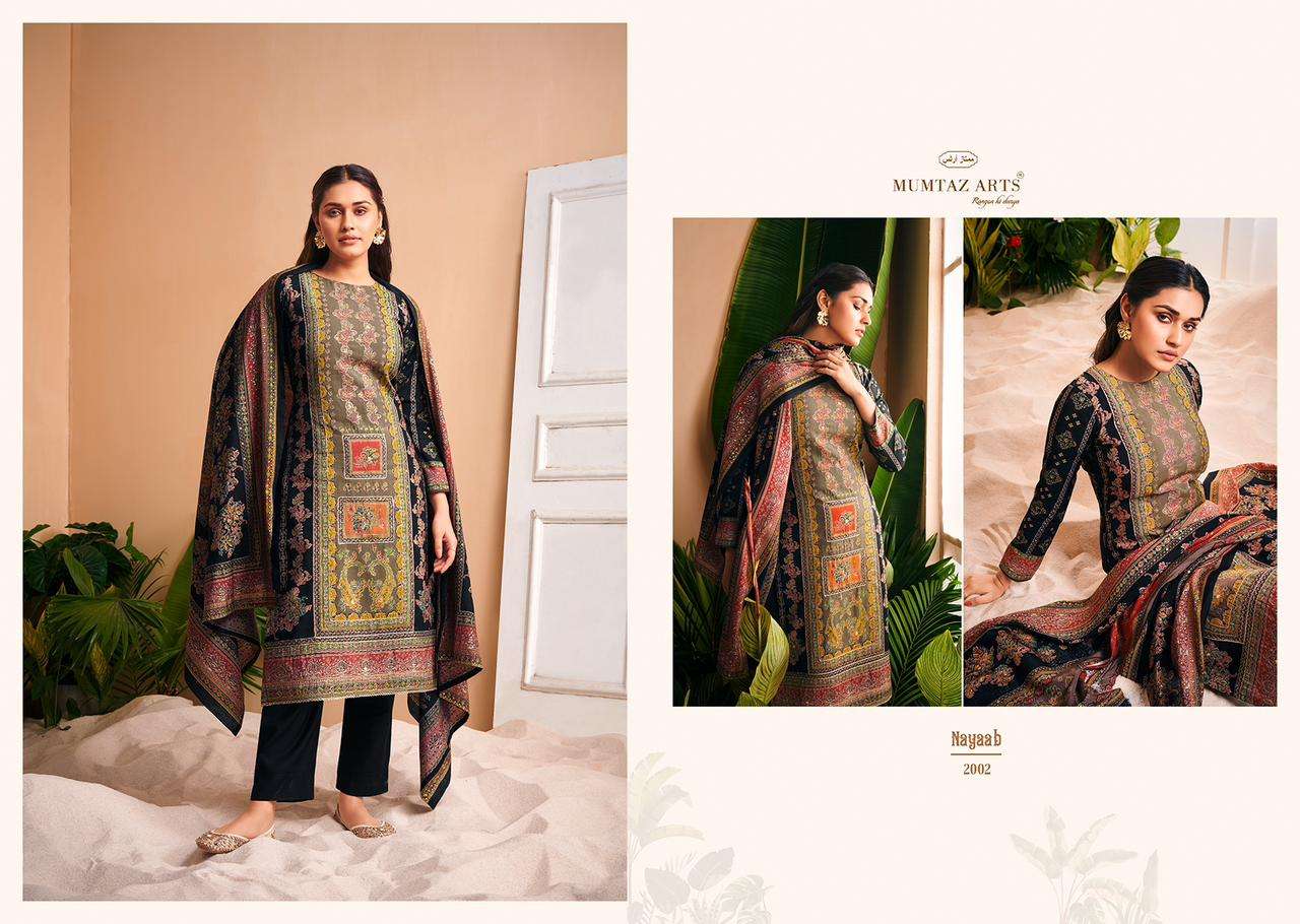 mumtaz art nayaab viscose regal look salwar suit catalog