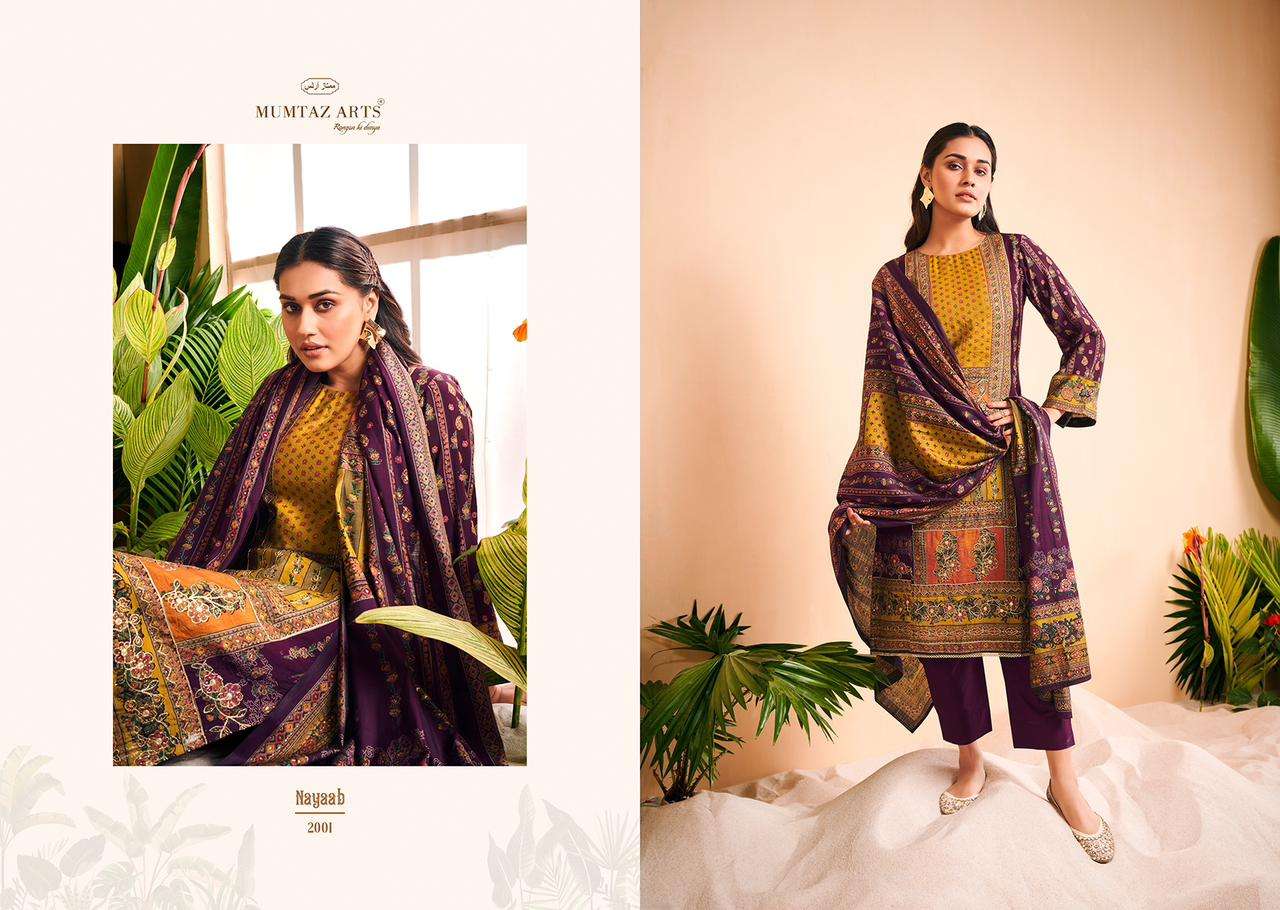 mumtaz art nayaab viscose regal look salwar suit catalog