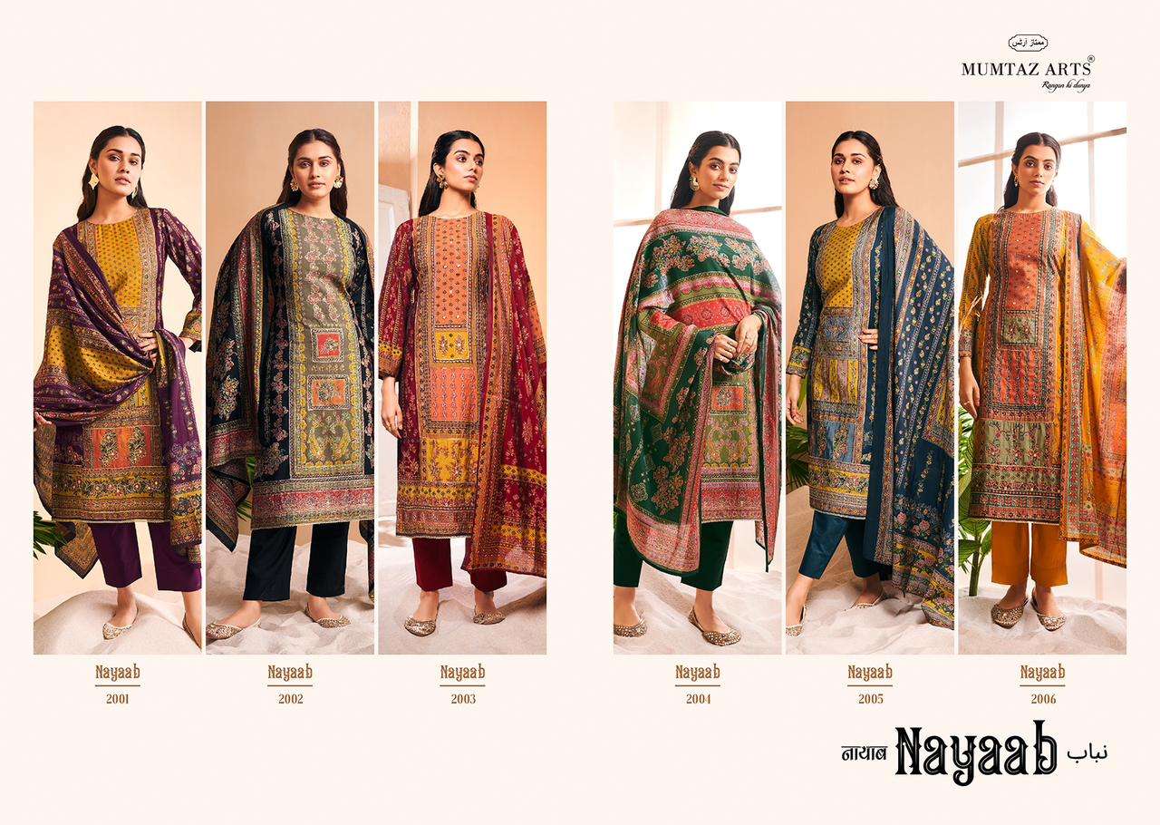 mumtaz art nayaab viscose regal look salwar suit catalog