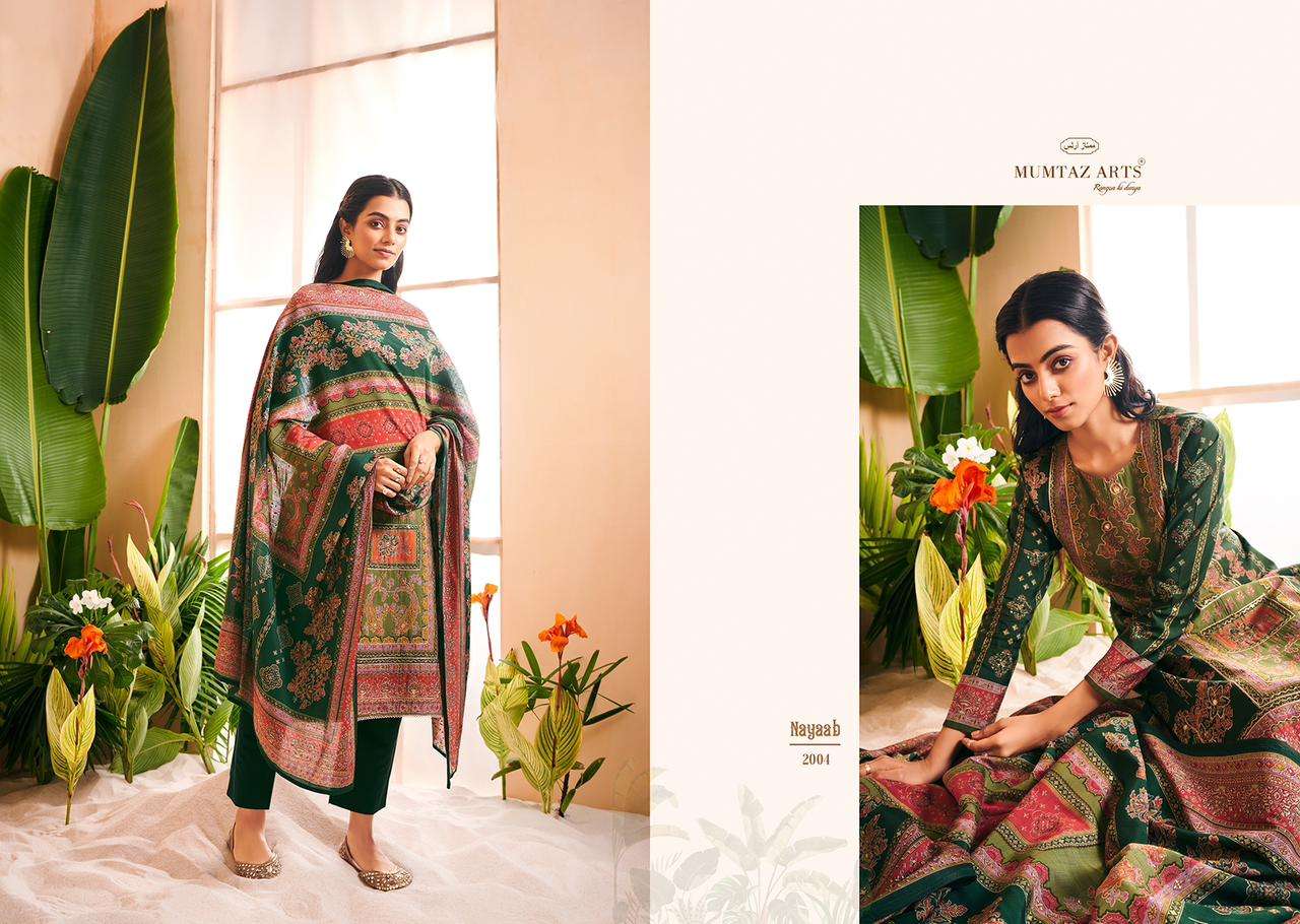 mumtaz art nayaab viscose regal look salwar suit catalog