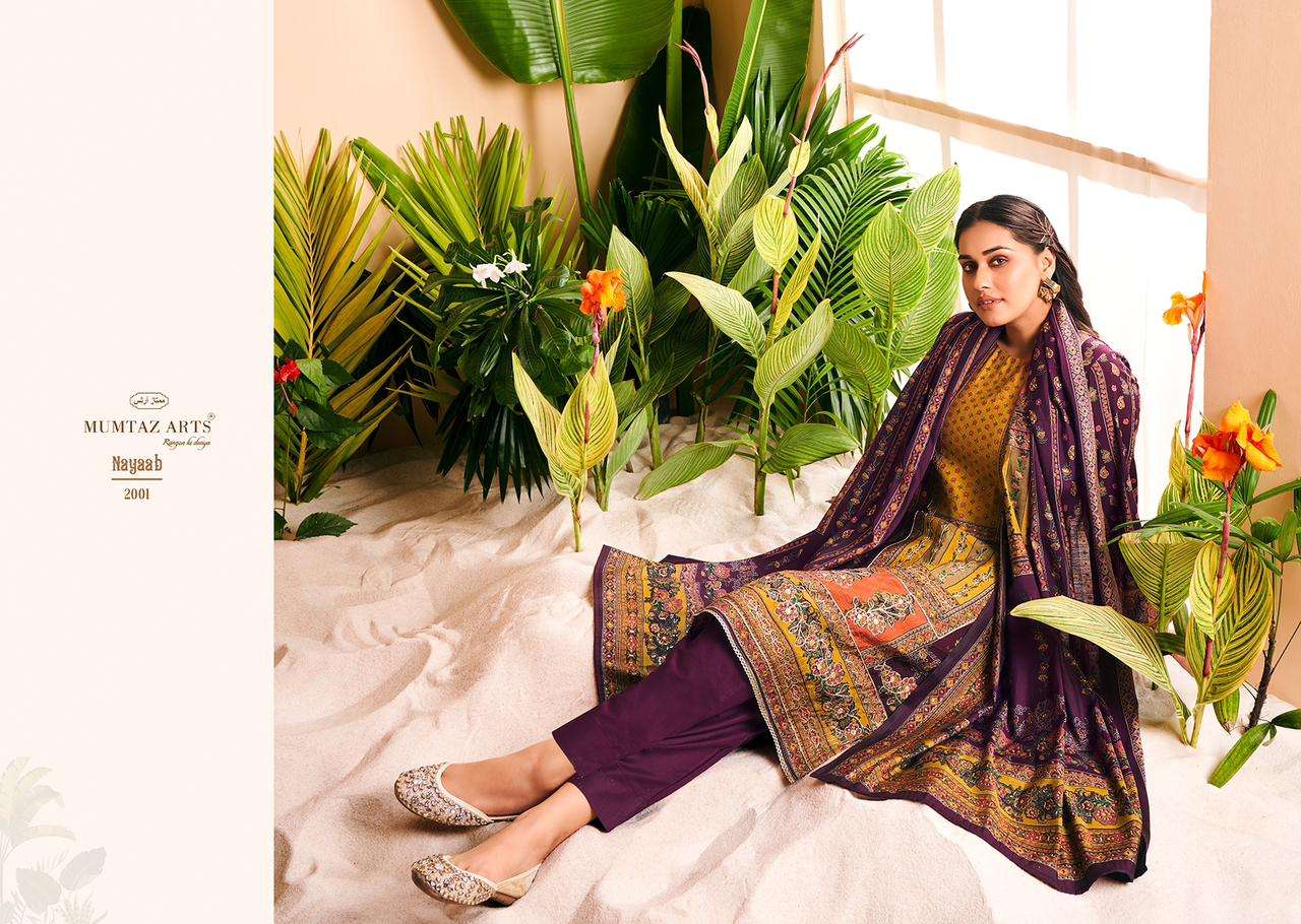 mumtaz art nayaab viscose regal look salwar suit catalog