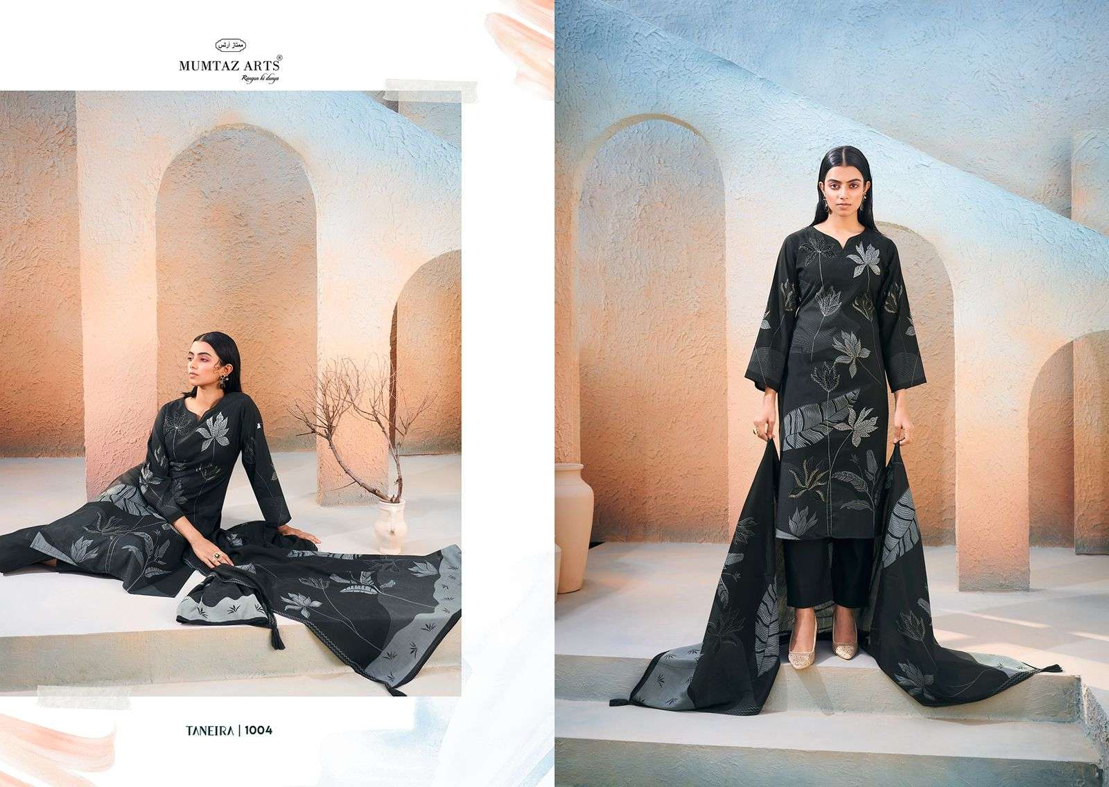 mumtaz art taneira viscose pashmina regal look salwar suit catalog