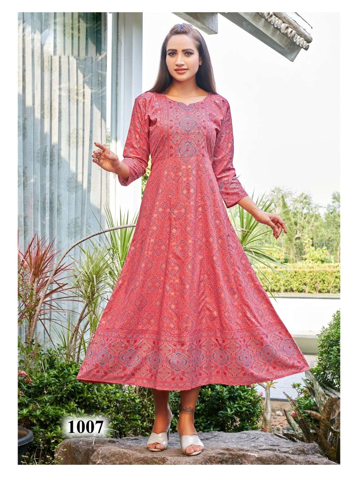 rangjyot namrata rayon beautiful look kurti catalog