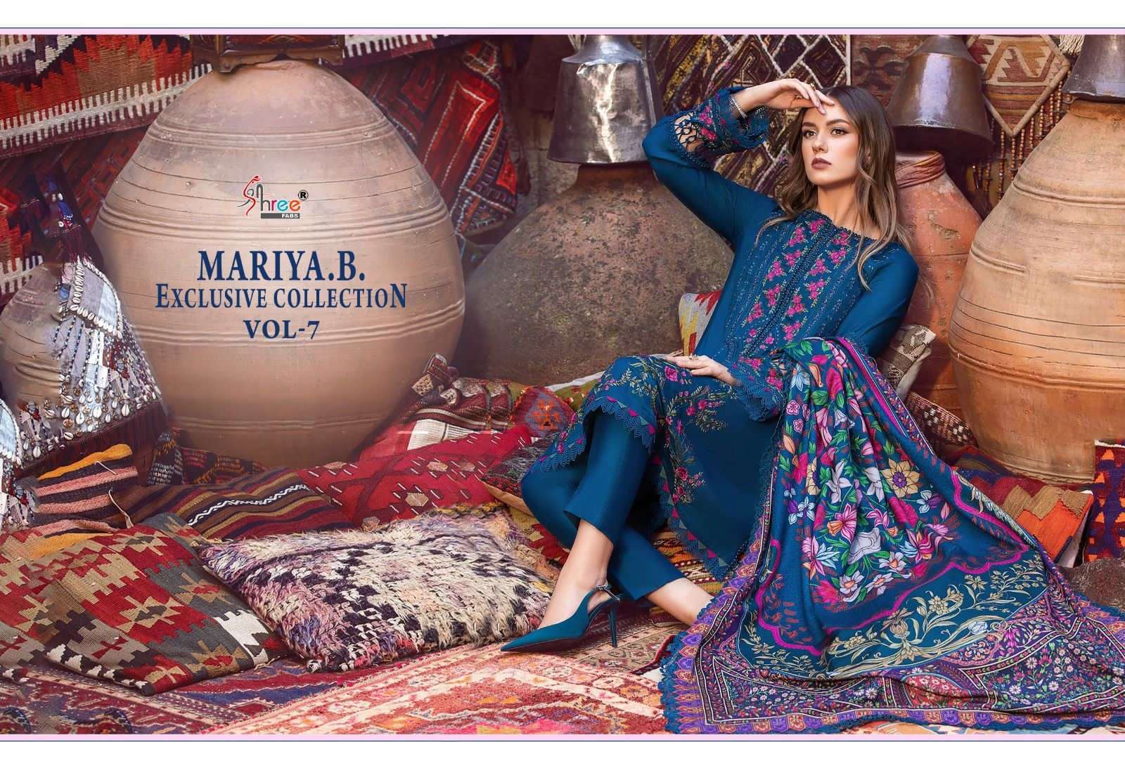 shree fabs mariab exclusive collection vol 7 rayon regal look salwar suit with siffon duaptta catalog