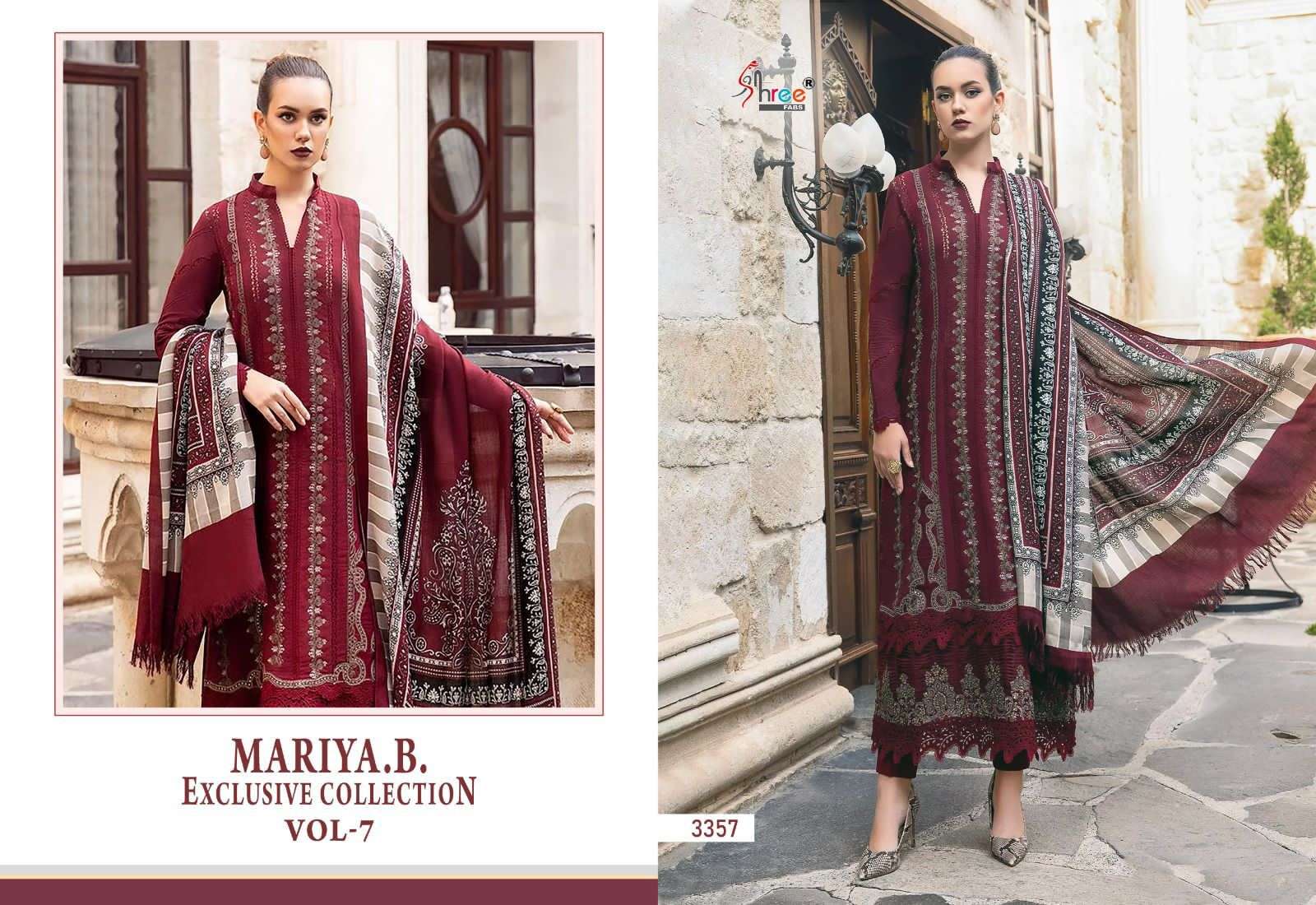 shree fabs mariab exclusive collection vol 7 rayon regal look salwar suit with siffon duaptta catalog