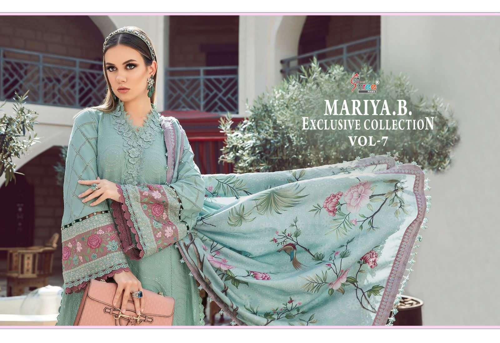 shree fabs mariab exclusive collection vol 7 rayon regal look salwar suit with siffon duaptta catalog