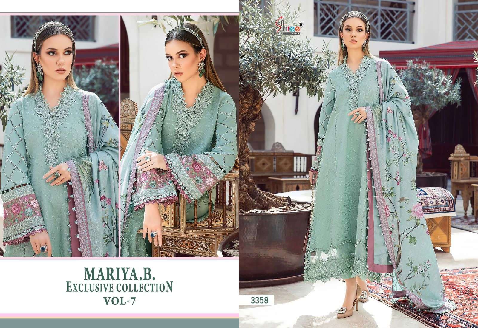 shree fabs mariab exclusive collection vol 7 rayon regal look salwar suit with siffon duaptta catalog