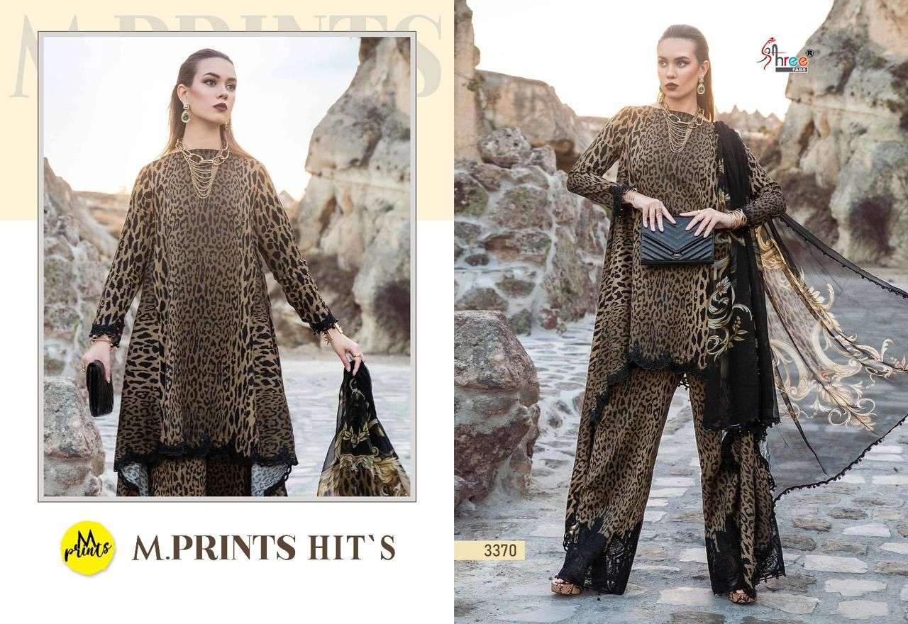 shree fabs mariya b hits d no 3368 3369 cotton regal look salwar suit with siffon dupatta catalog