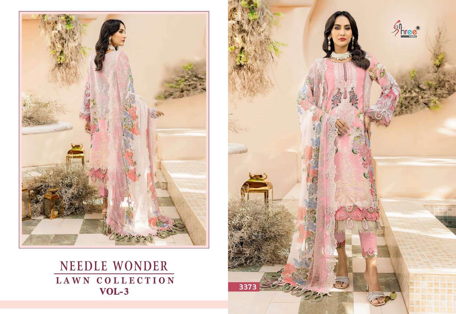 shree fabs neele wonder lawn collection vol 3 cotton beautiful look salwar suit cotton dupatta catalog