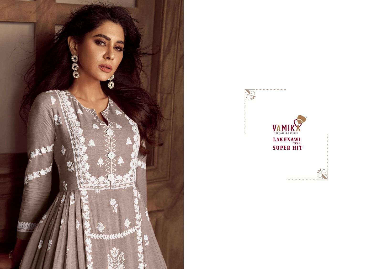 vamika lakhnavi vol 4 super hit reyon attractive look top bottom with dupatta catalog