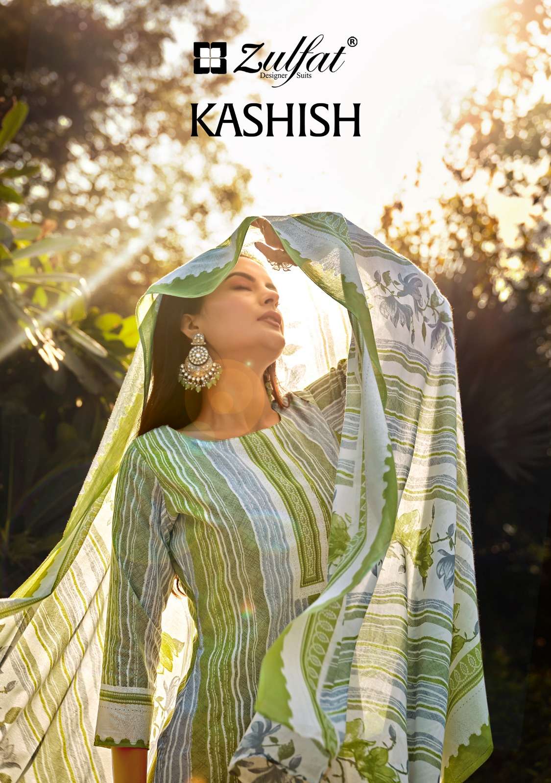 zulfat designer suits kasheesh cotton  catchy look salwqar suit catalog