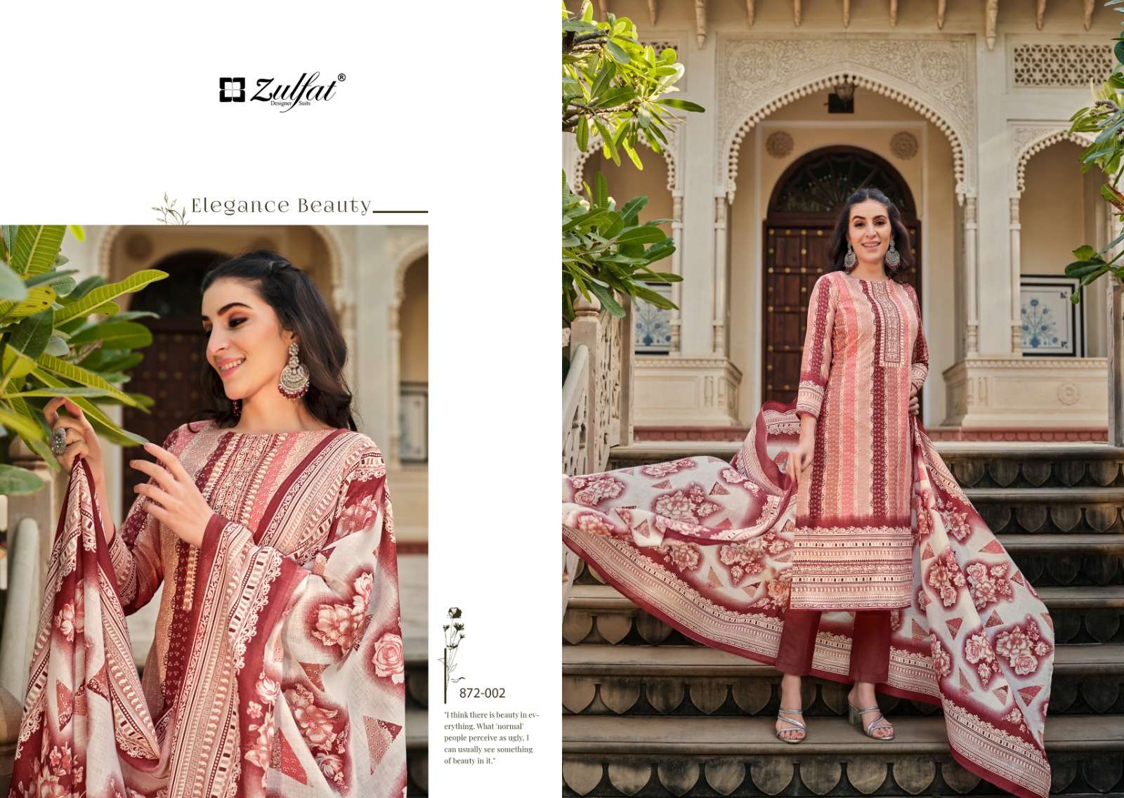 zulfat designer suits kasheesh cotton  catchy look salwqar suit catalog