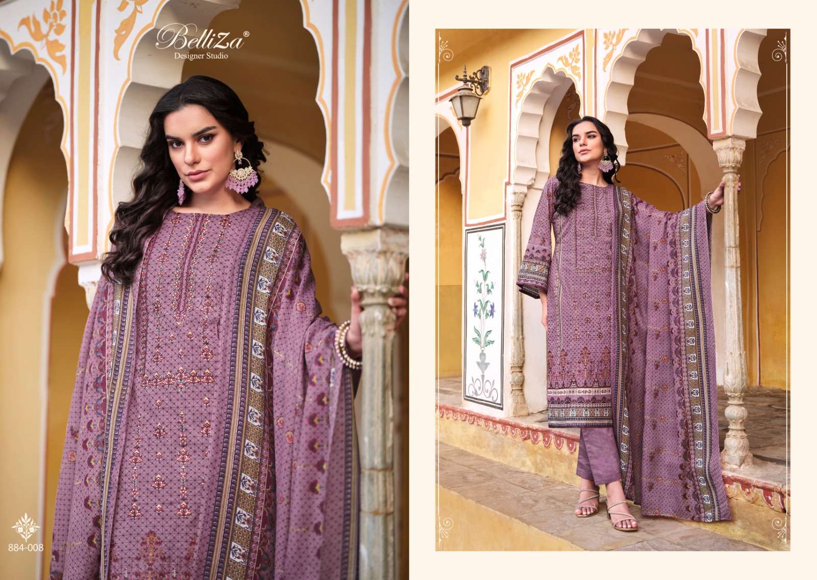 belliza designer studio bin saeed lvol 3 innovative look salwar suit catalog