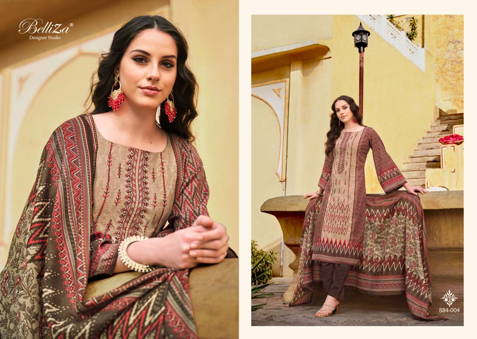 belliza designer studio bin saeed lvol 3 innovative look salwar suit catalog