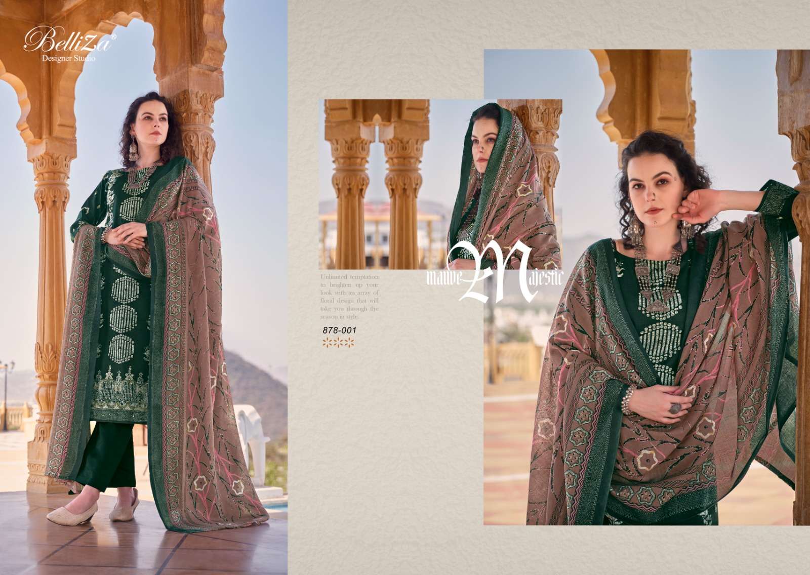 belliza designer studio mashuqa cotton decent look salwar suit catalog