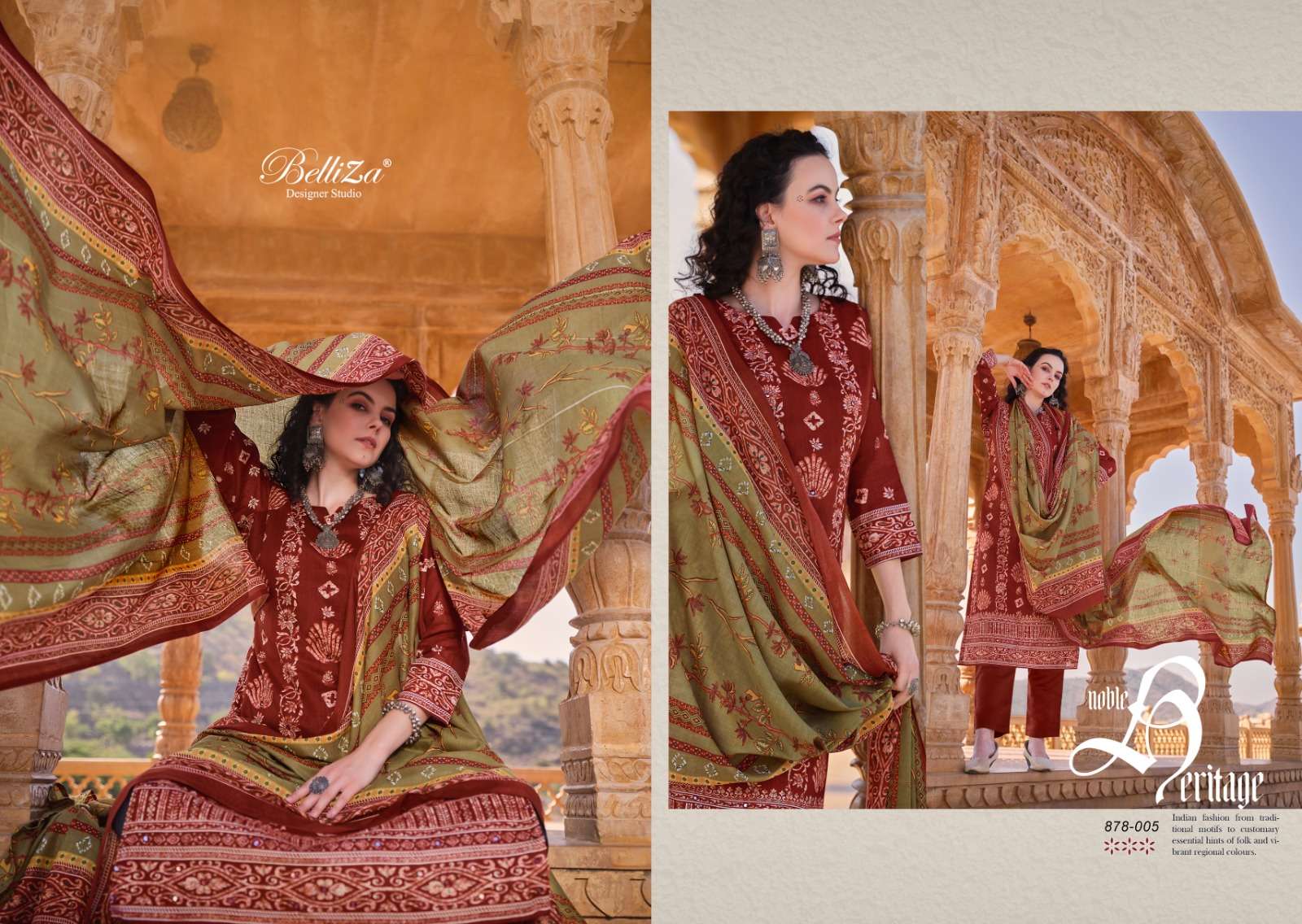 belliza designer studio mashuqa cotton decent look salwar suit catalog