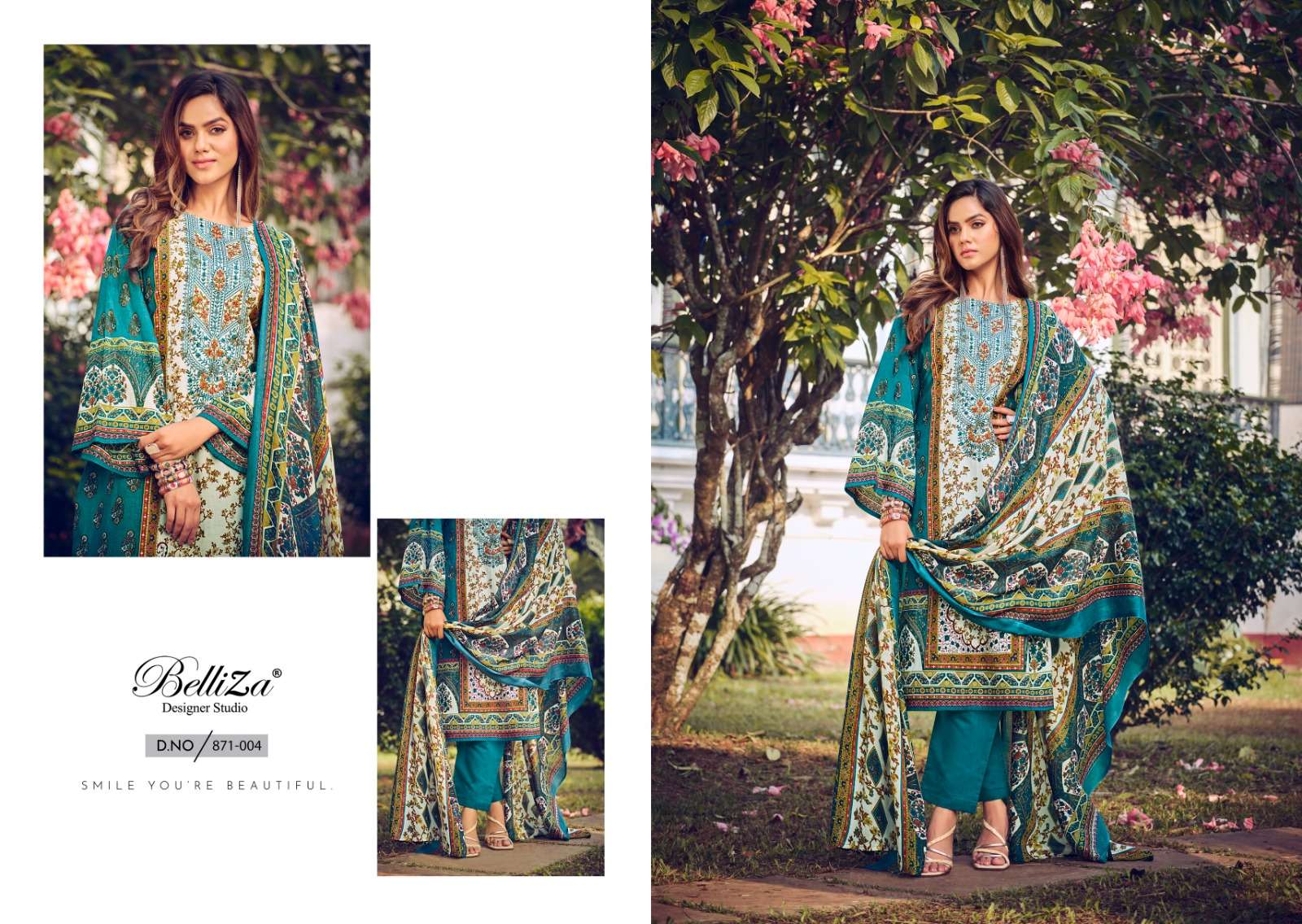 belliza designer studio  naira vol 30 cotton elegant salwar suit catalog