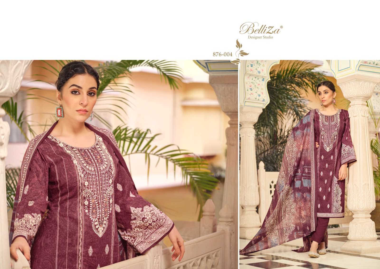 belliza designer studio naira vol 32 cotton ecxlusive print salwar suit catalog