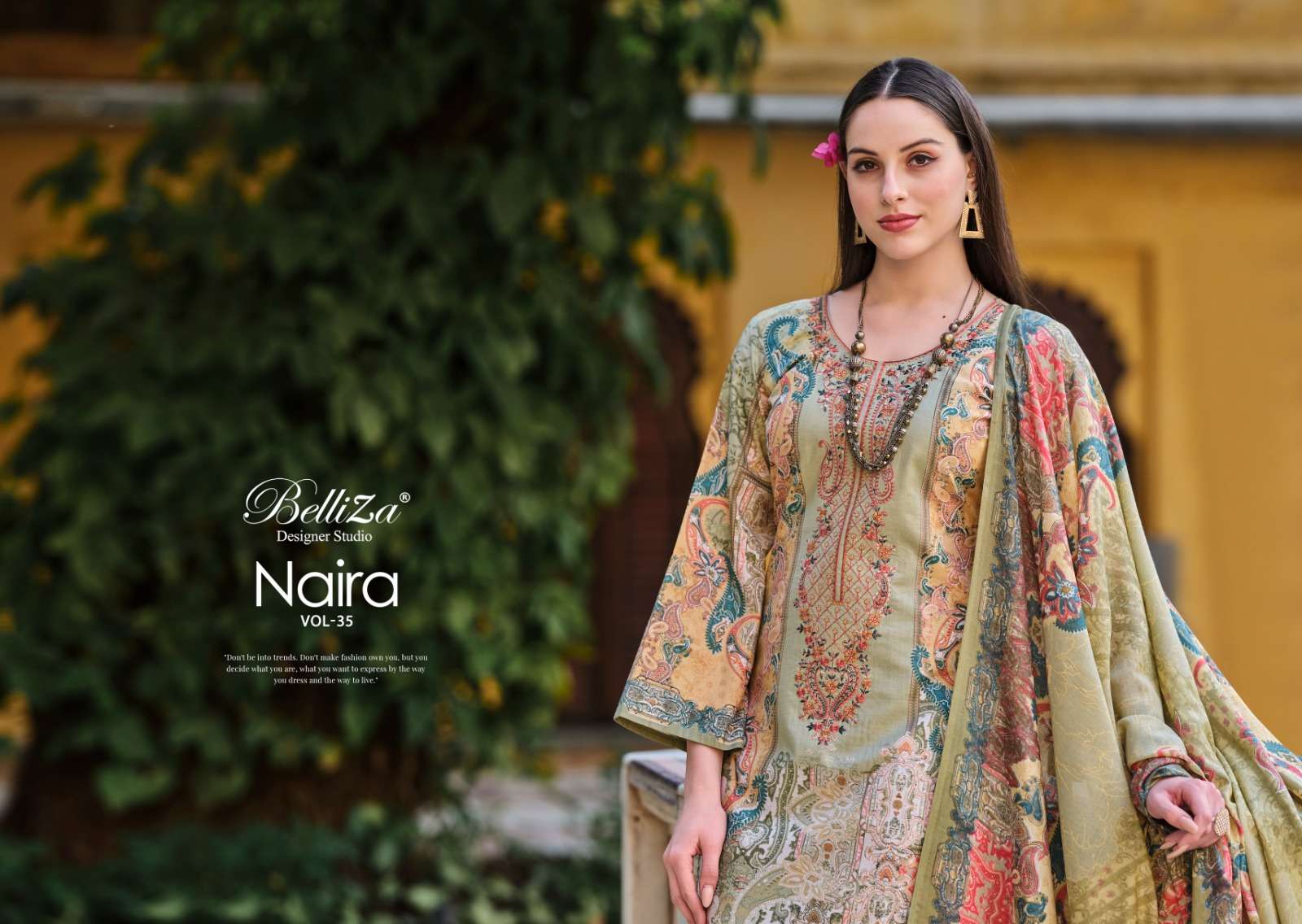 belliza designer studio naira vol 35 cotton exclusive look salwar suit catalog