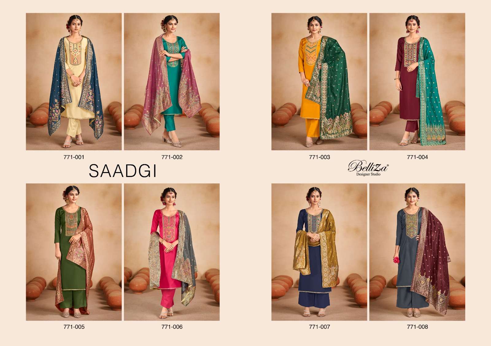 belliza designer studio saadgi cotton ecxlusive print salwar suit catalog