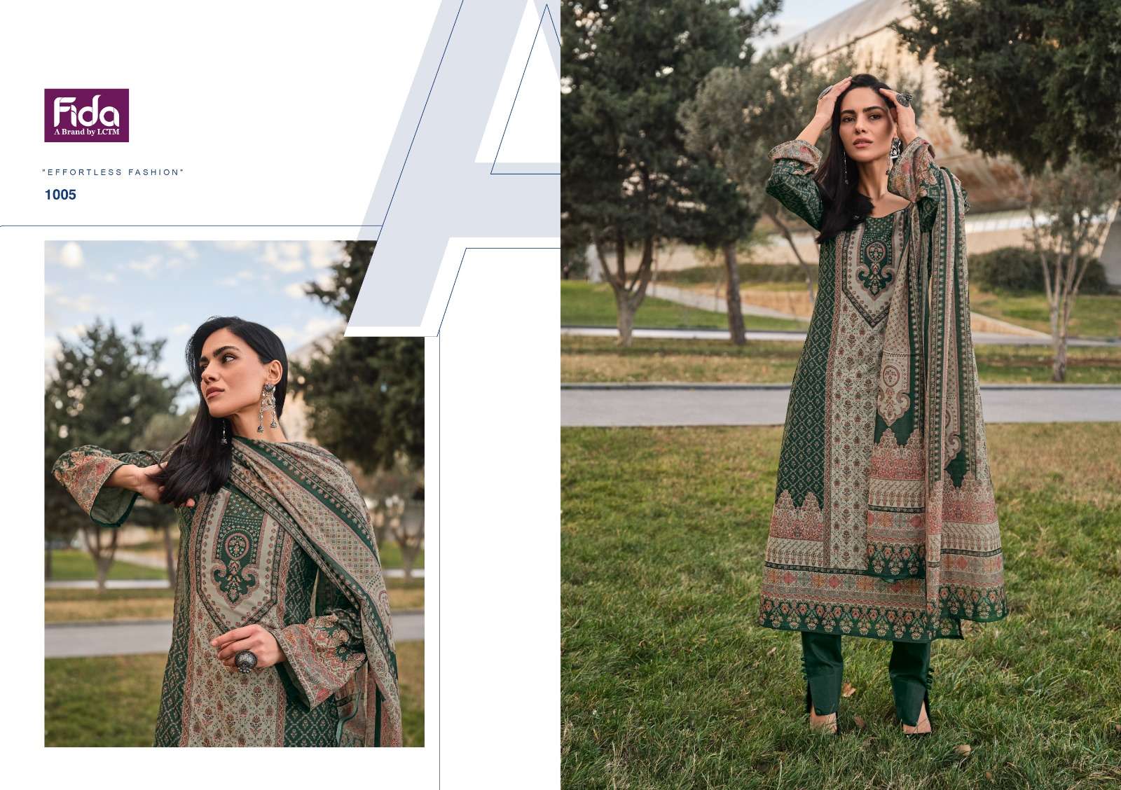 fida haya digital blended voile cotton elegant salwar suit catalog