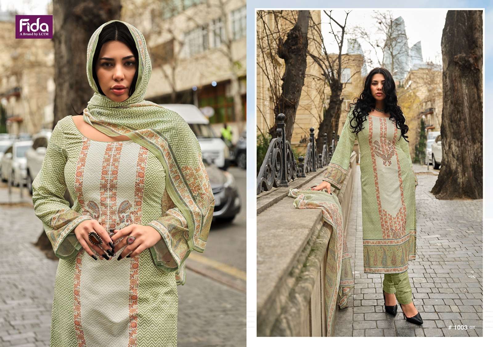 fida kanishk digital blended voile cotton innovative look salwar suit catalog
