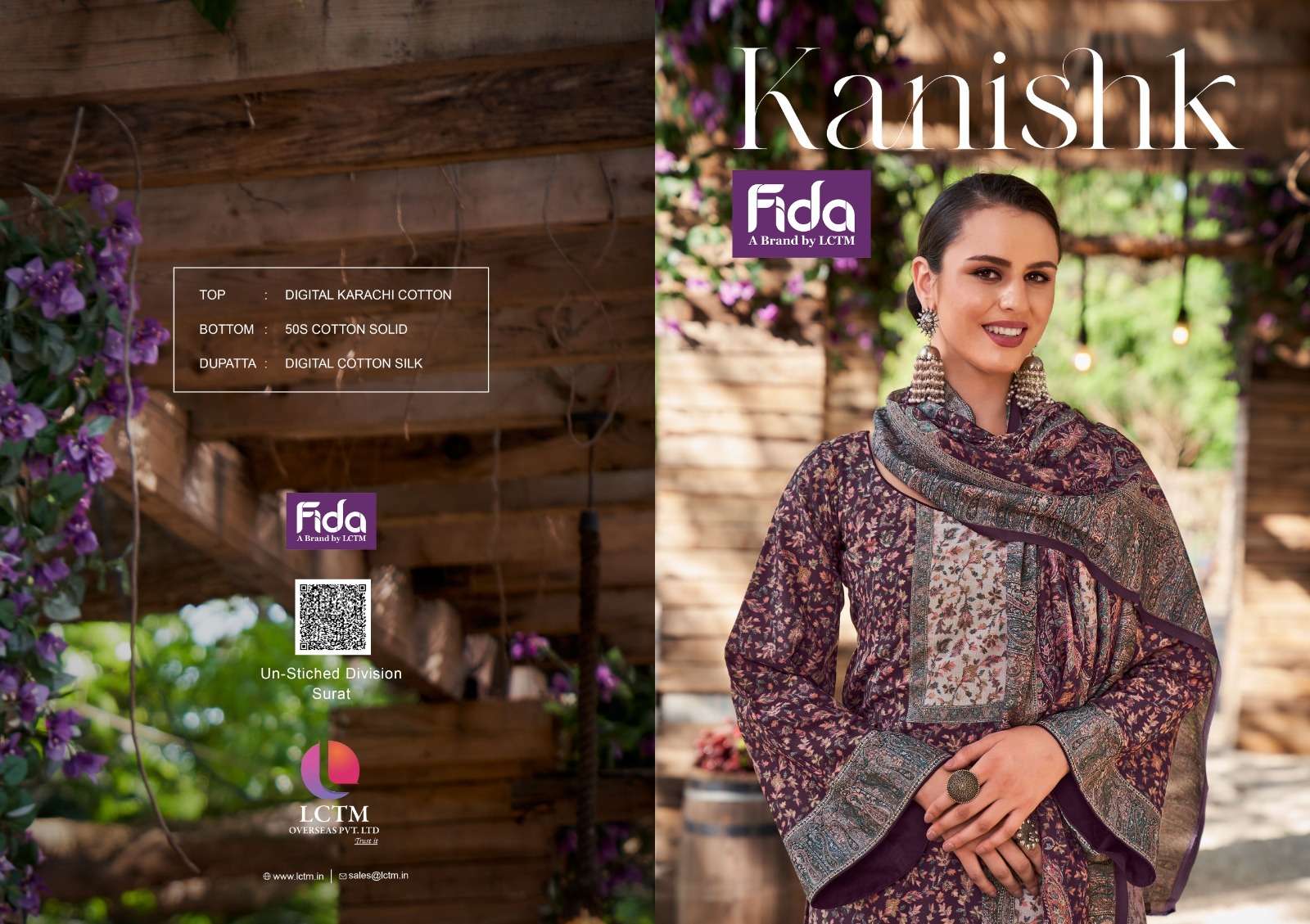 fida kanishk digital karachi cotton innovative look salwar suit catalog