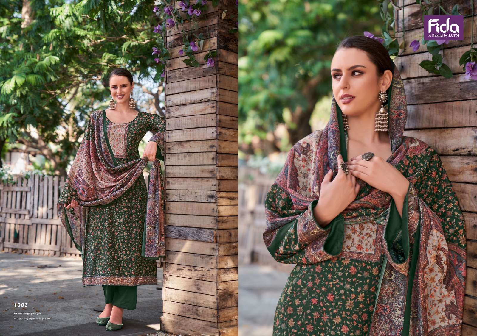 fida kanishk digital karachi cotton innovative look salwar suit catalog