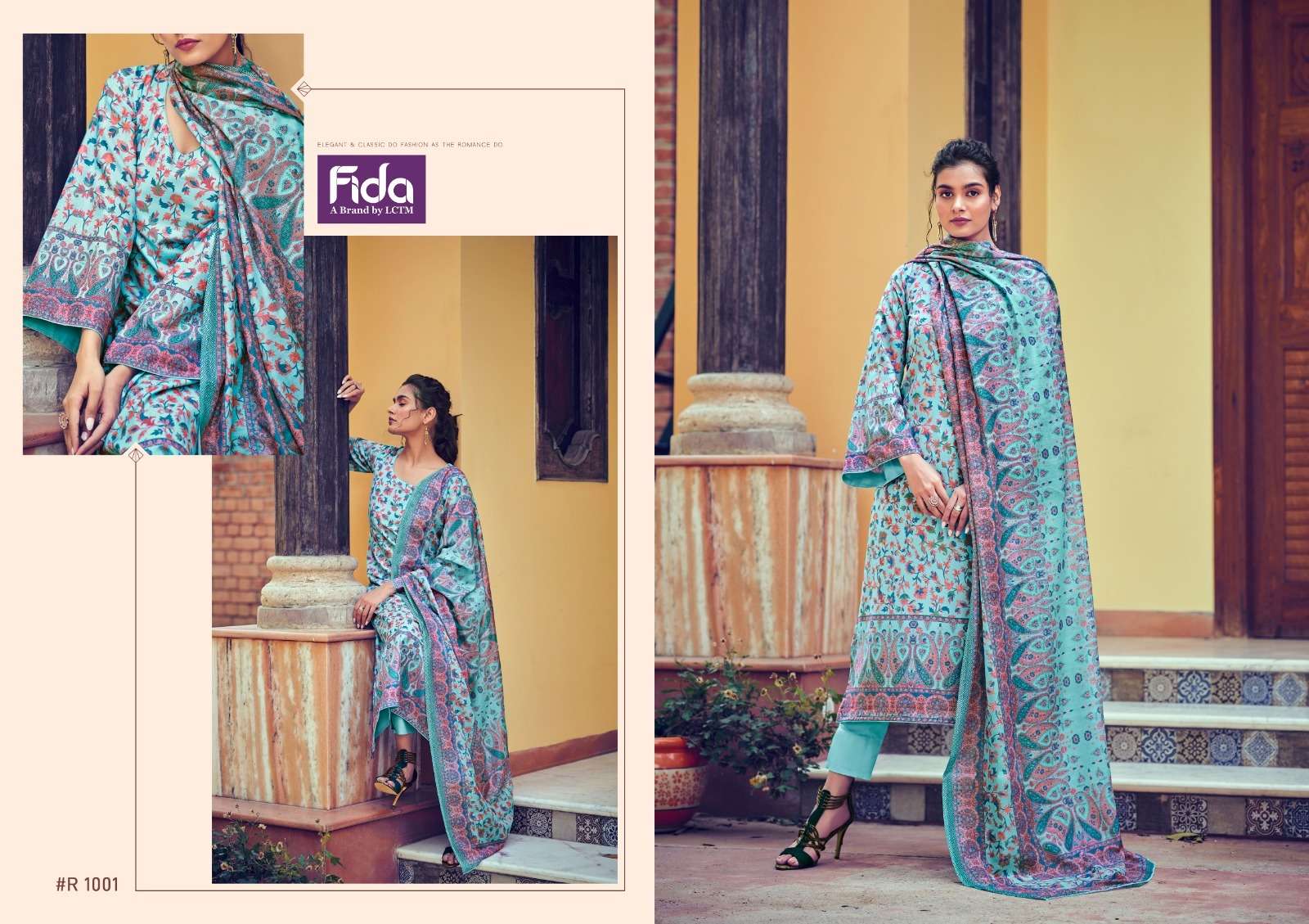 fida rahat cotton satin elegant salwar suit catalog