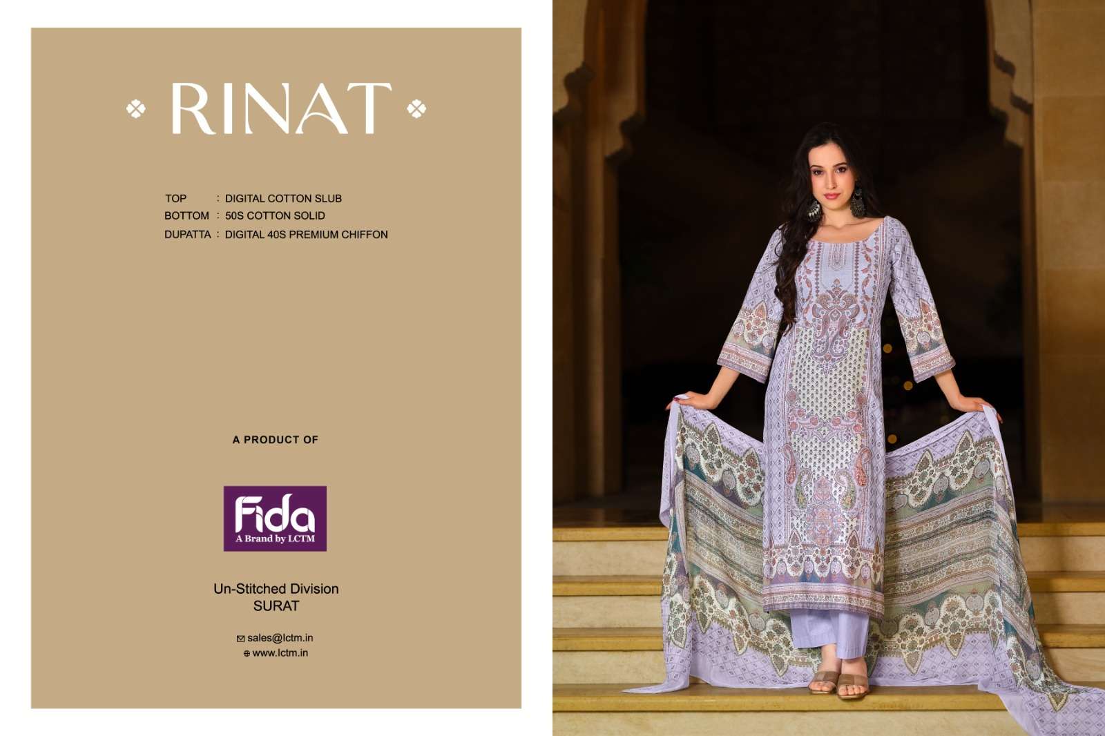 fida rinat cotton ecxlusive print salwar suit catalog