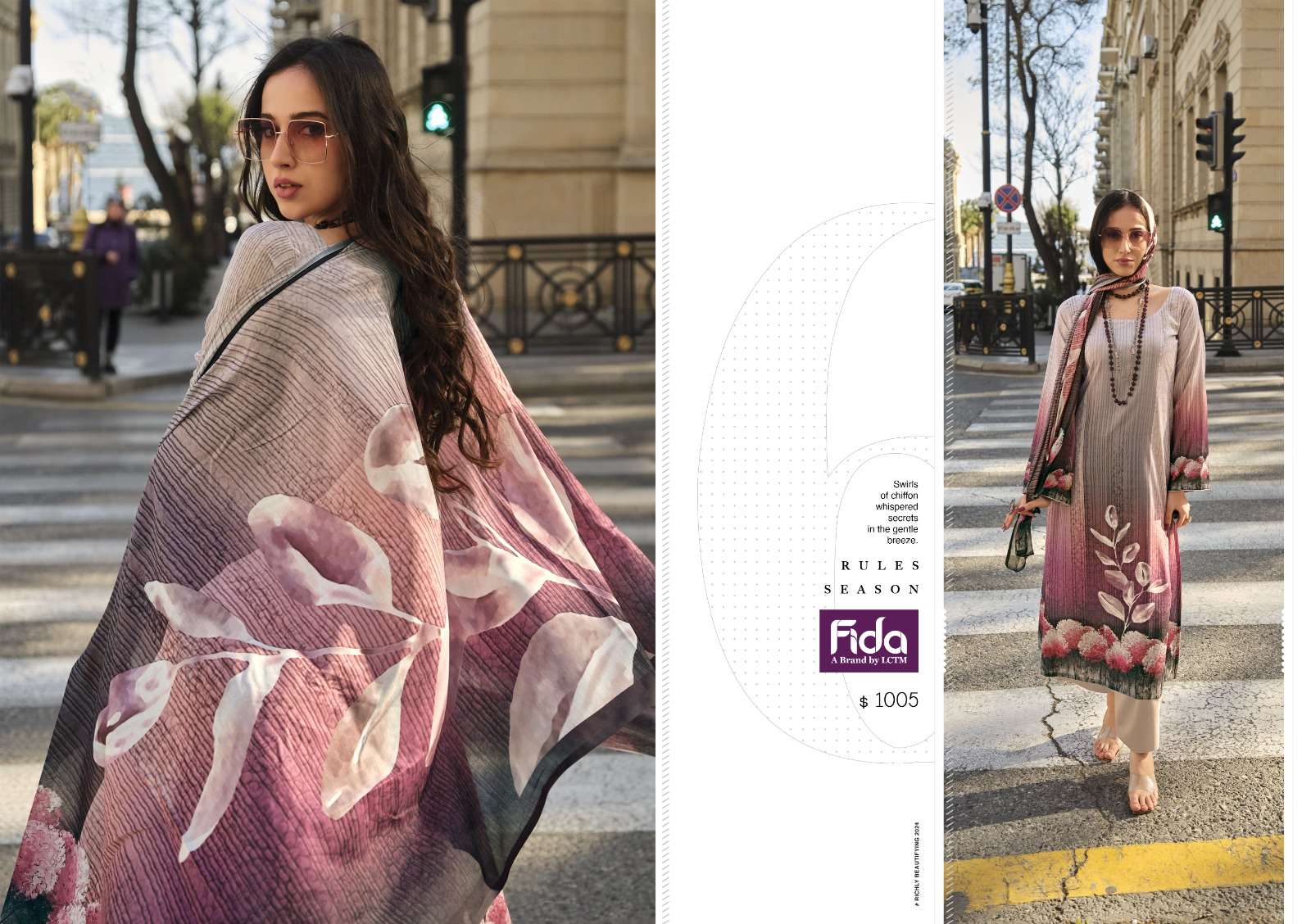 fida sana digital blended voile cotton innovative look salwar suit catalog