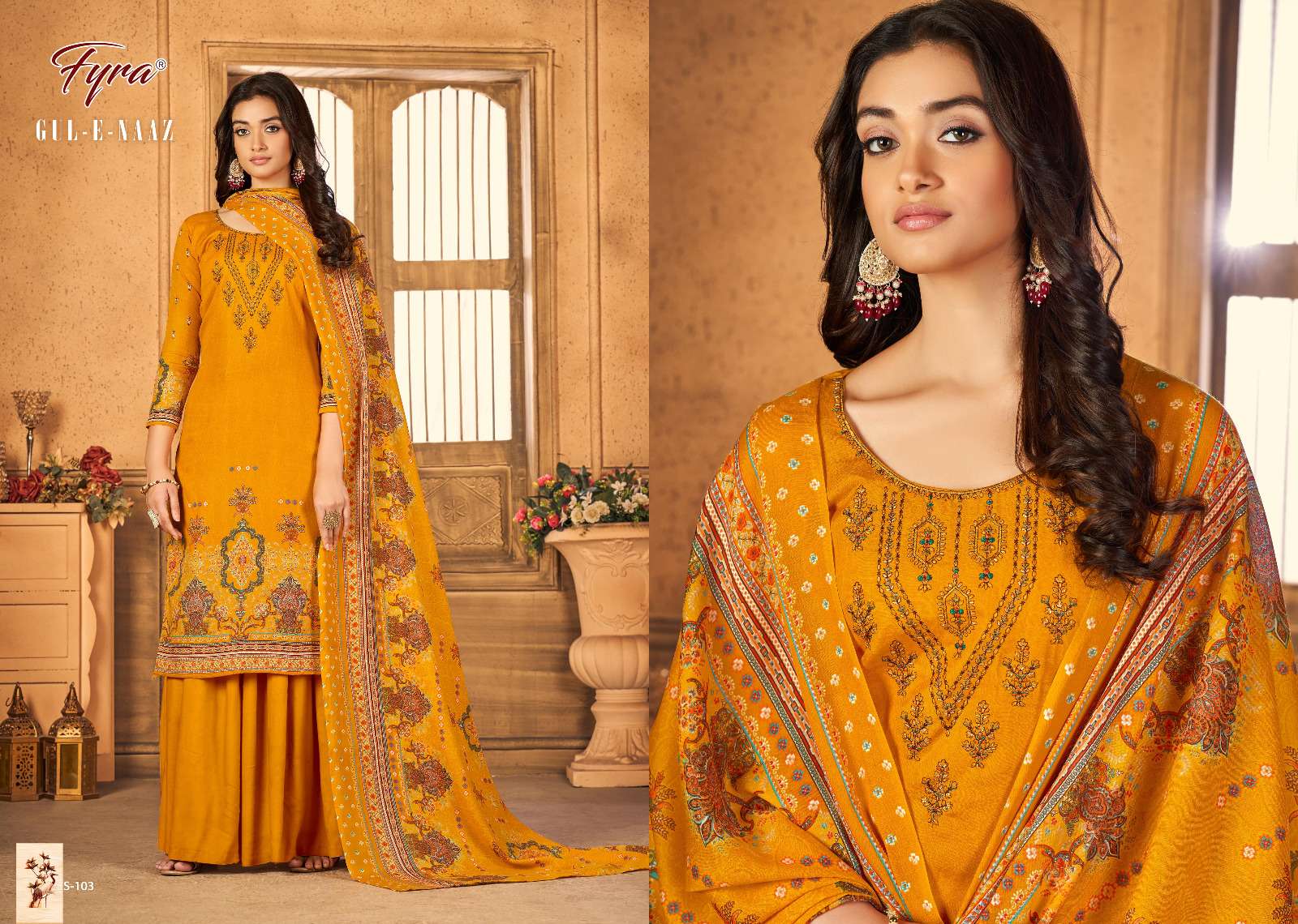 fyra designing alok suit GUL E NAAZ cotton catchy look salwar suit catalog