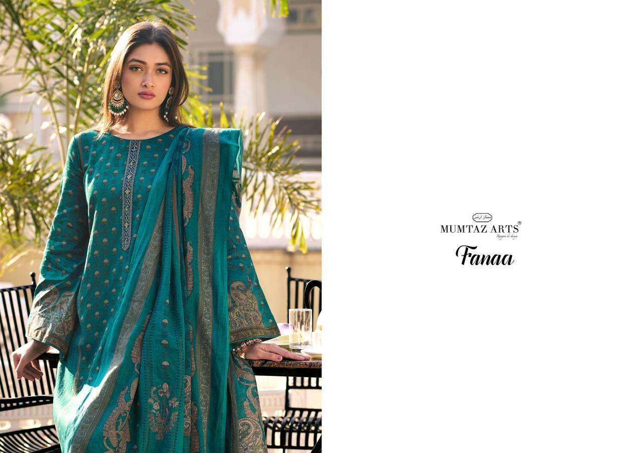 mumtaz art fanaa viscose elegant salwar suit catalog