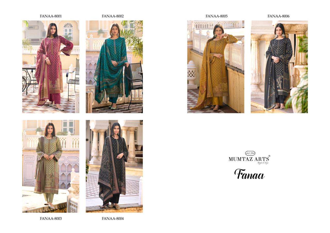 mumtaz art fanaa viscose elegant salwar suit catalog