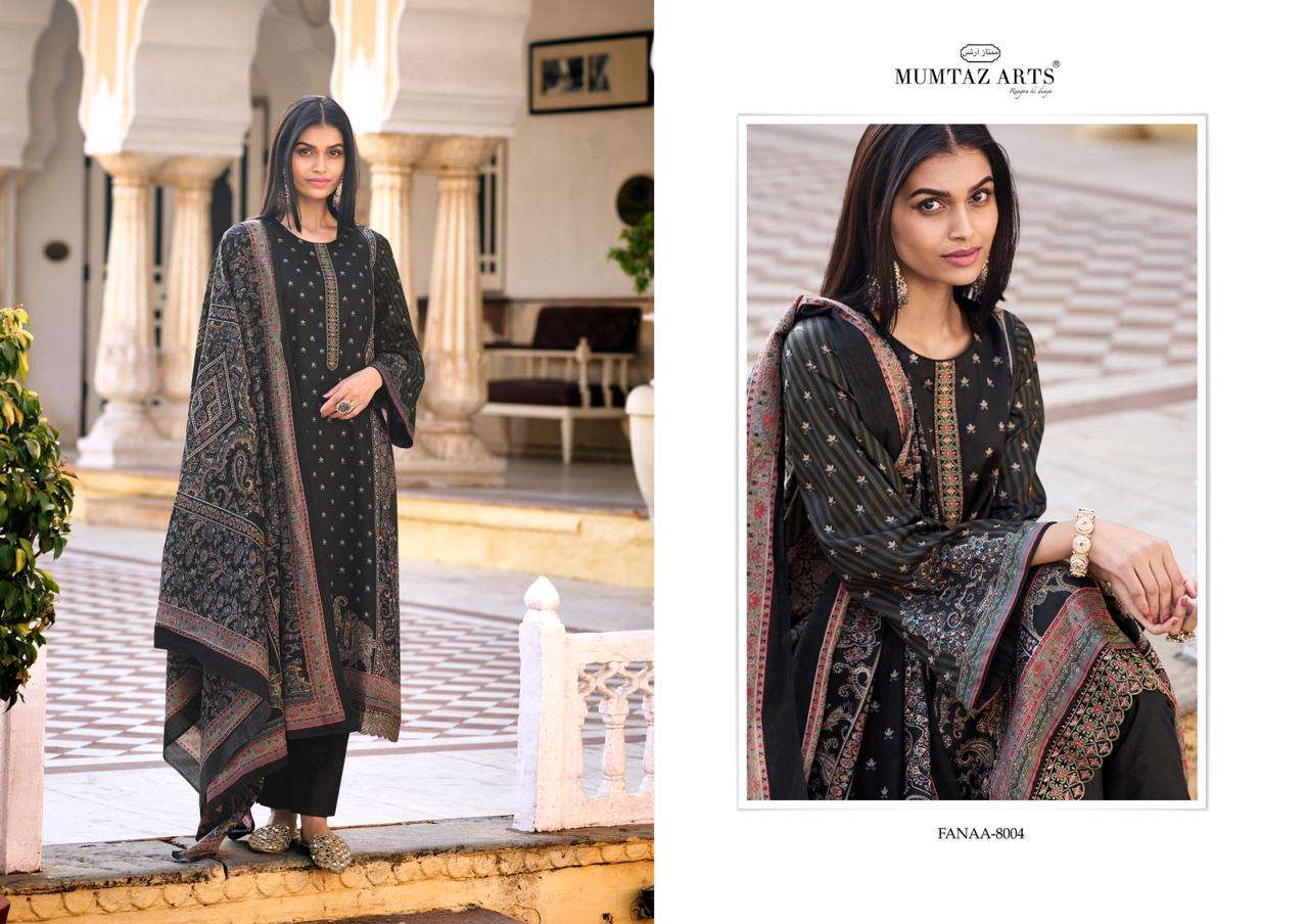 mumtaz art fanaa viscose elegant salwar suit catalog