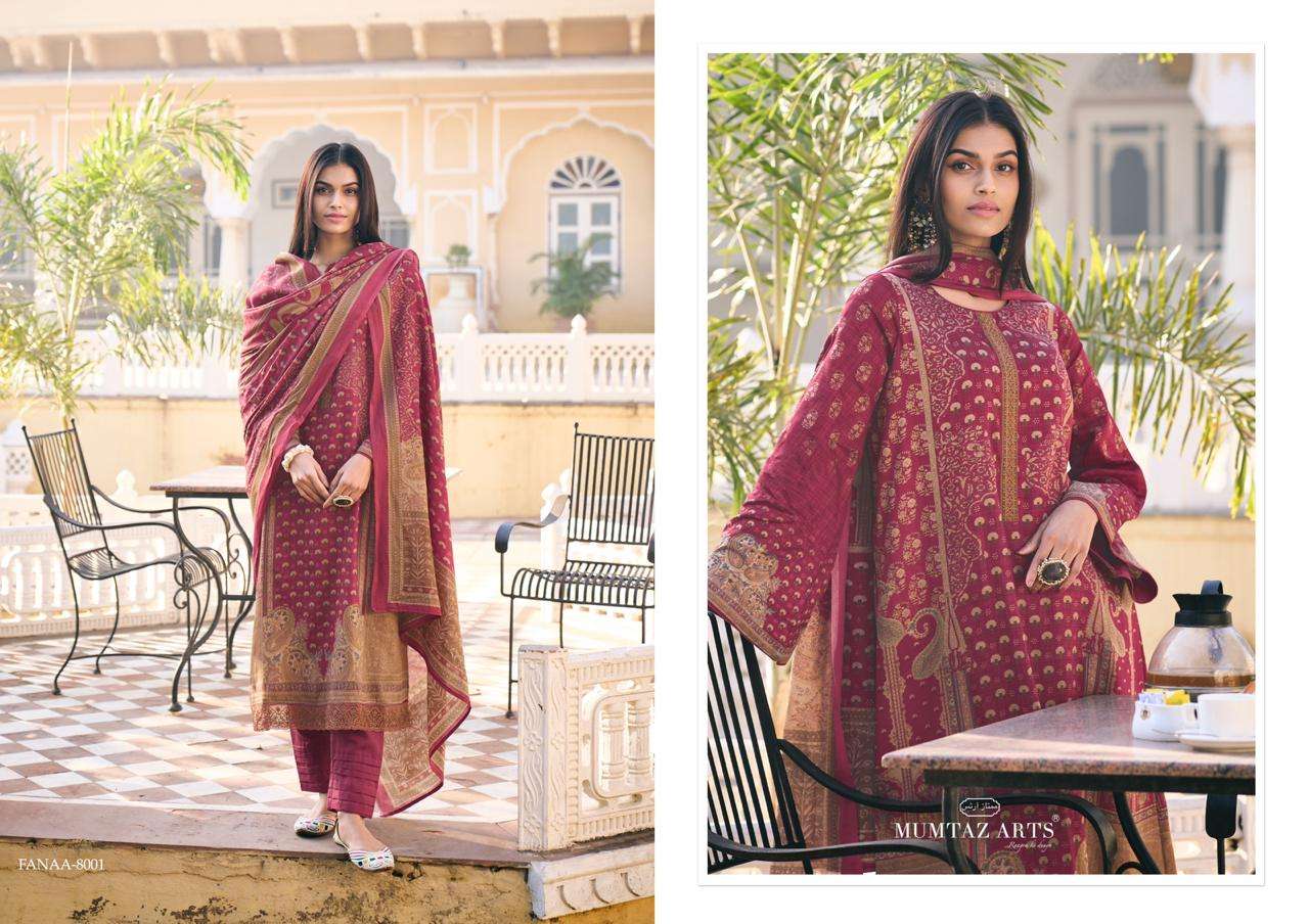 mumtaz art fanaa viscose elegant salwar suit catalog