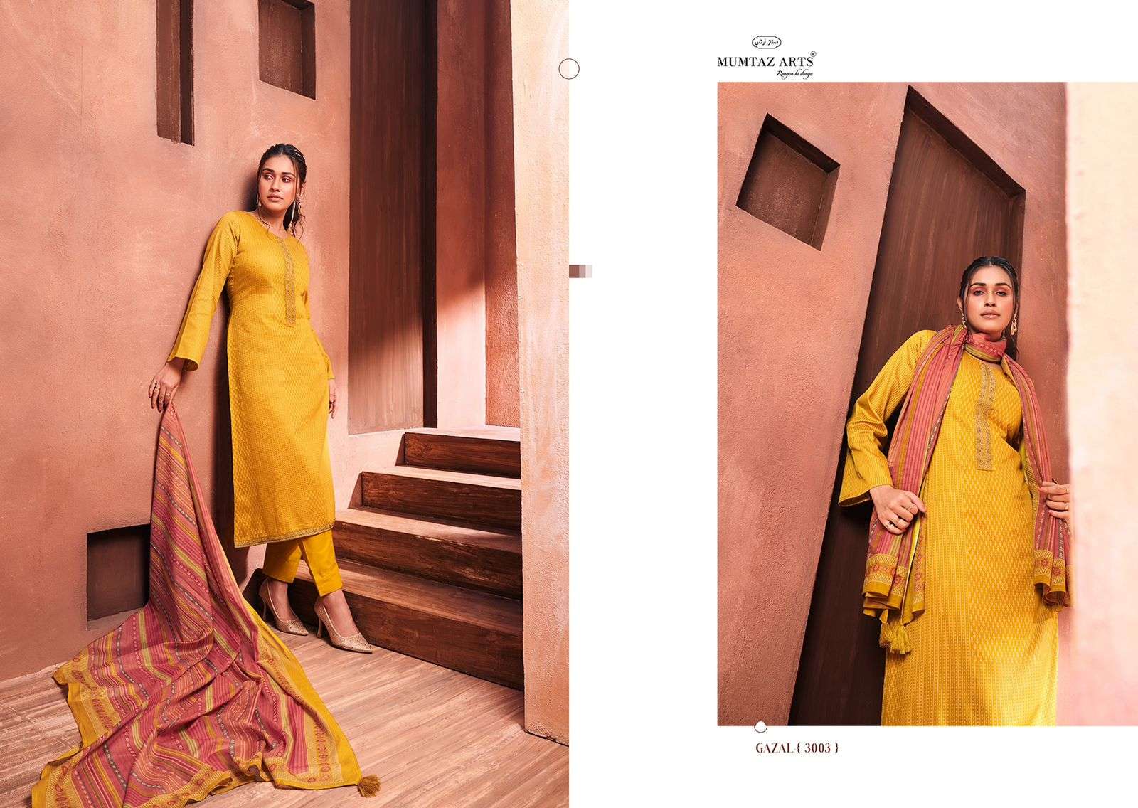 mumtaz art gazal viscose regal look salwar suit catalog