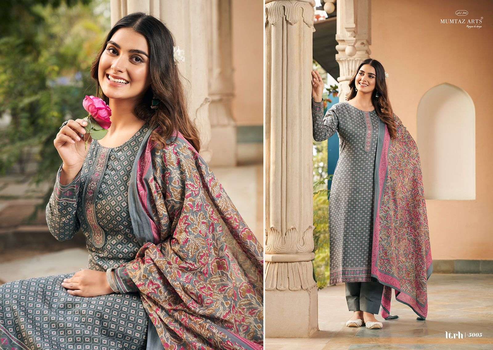 mumtaz art itrh viscose regal look salwar suit catalog