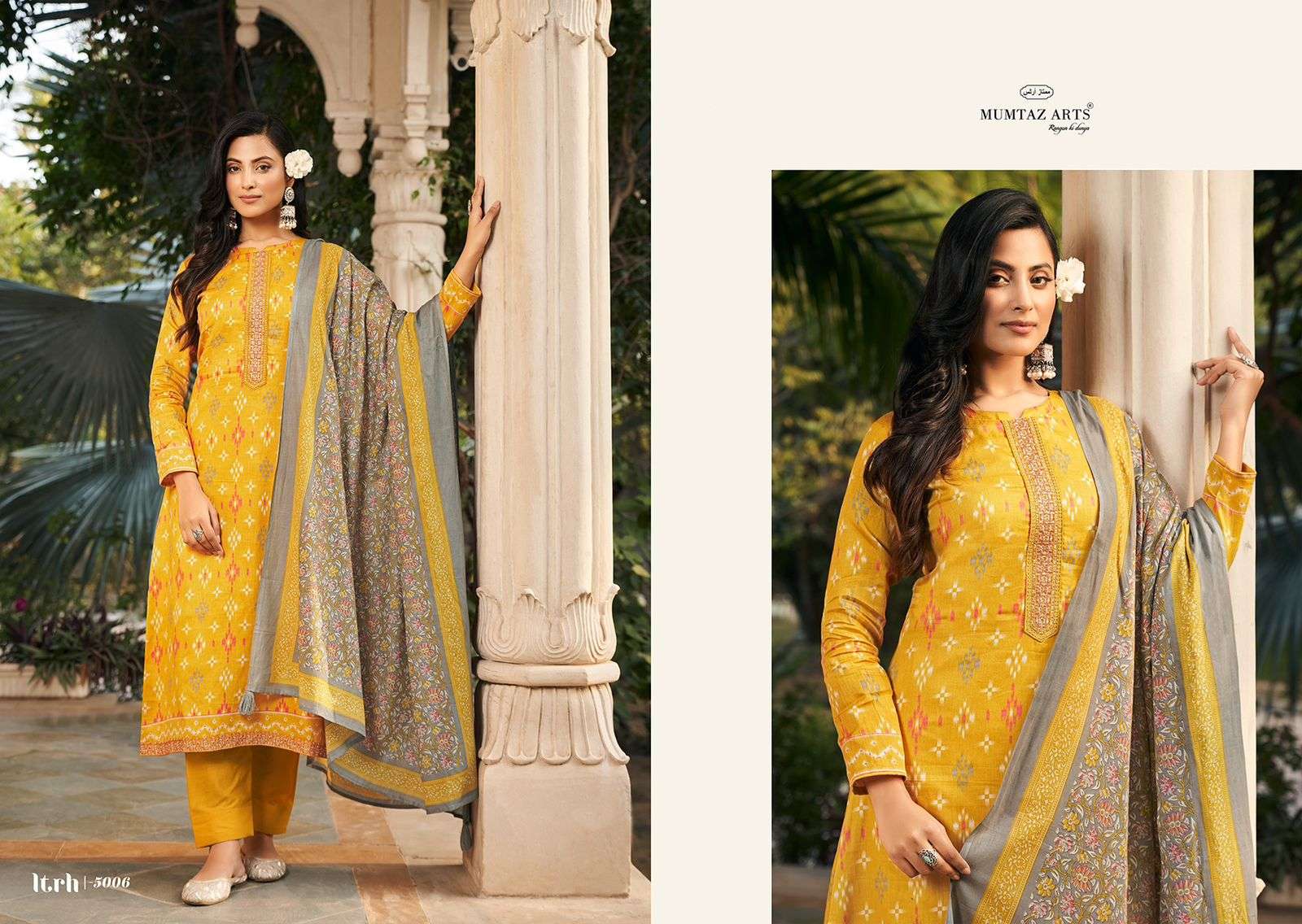 mumtaz art itrh viscose regal look salwar suit catalog