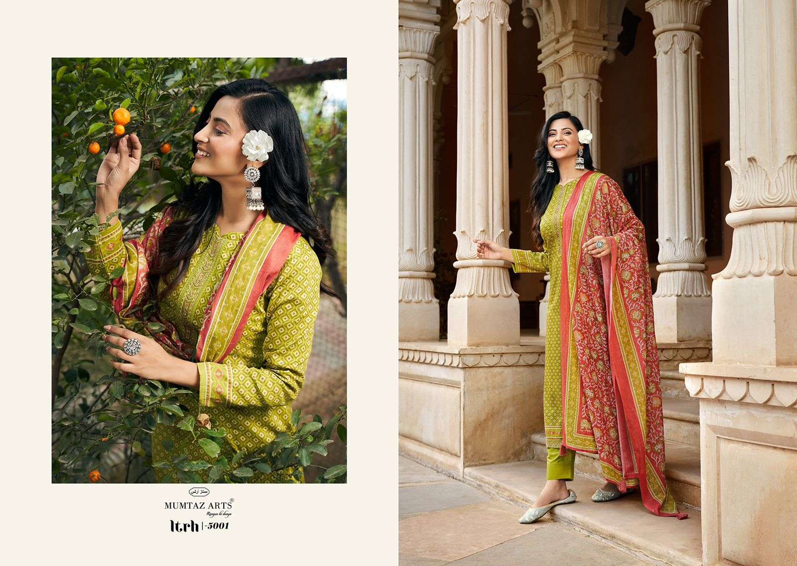 mumtaz art itrh viscose regal look salwar suit catalog