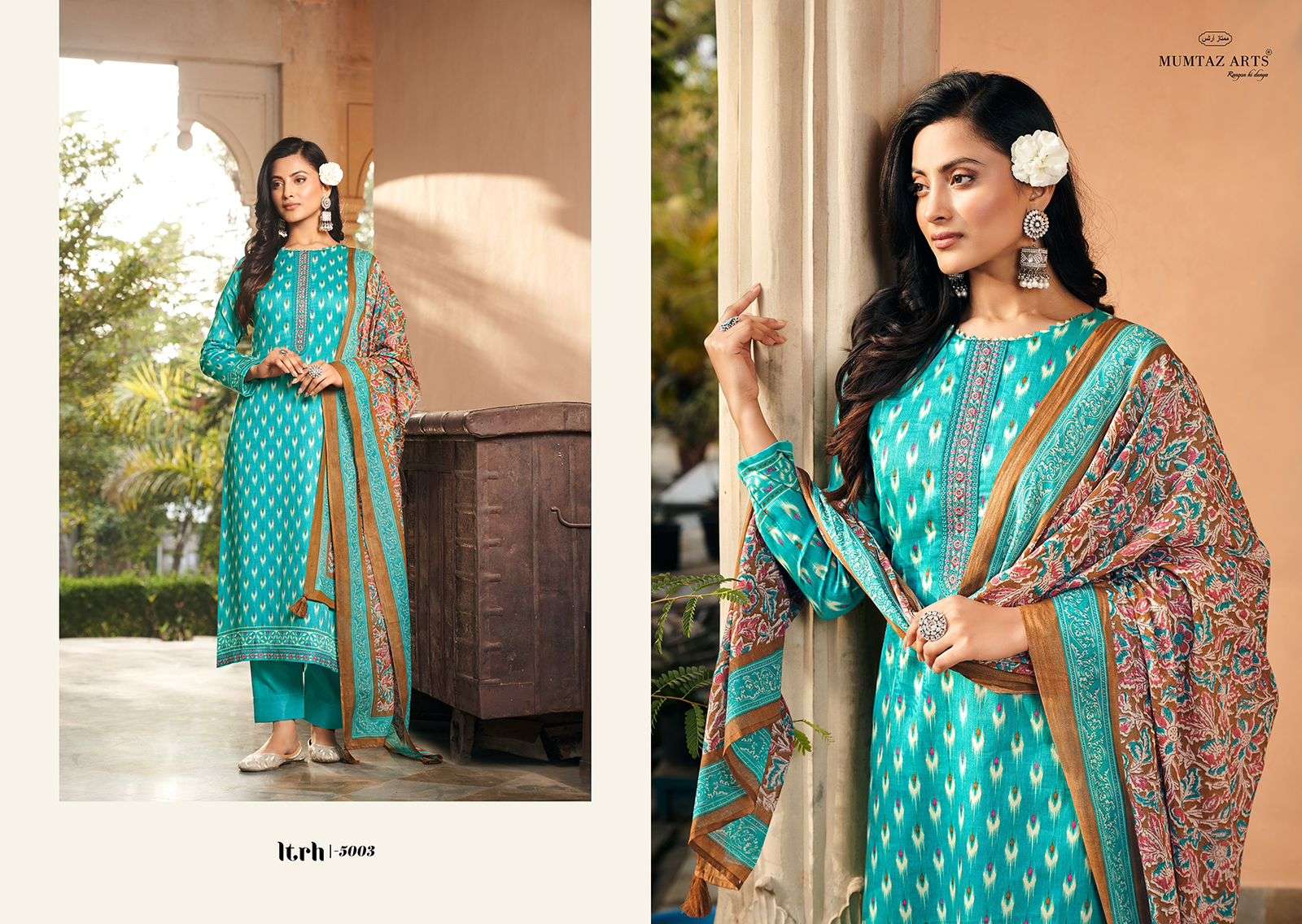 mumtaz art itrh viscose regal look salwar suit catalog