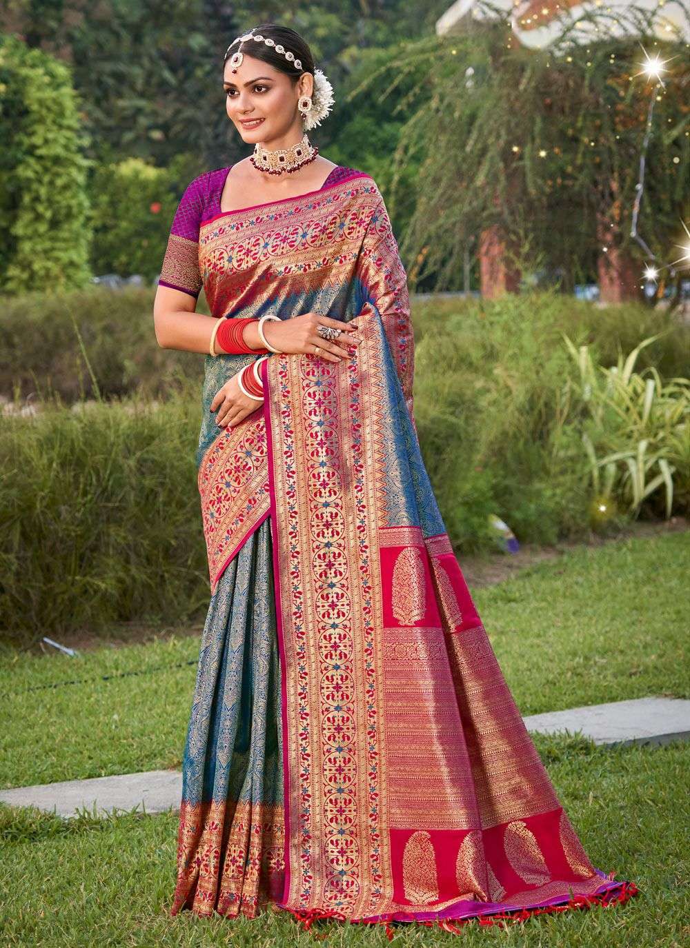 sangam prints bunawat gauri priya kanjivaram silk elegant saree catalog