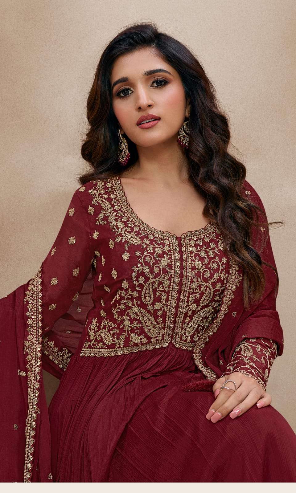 vinay fashion kaseesh sabina chinon embroidary dola attrective look salwar suit catalog