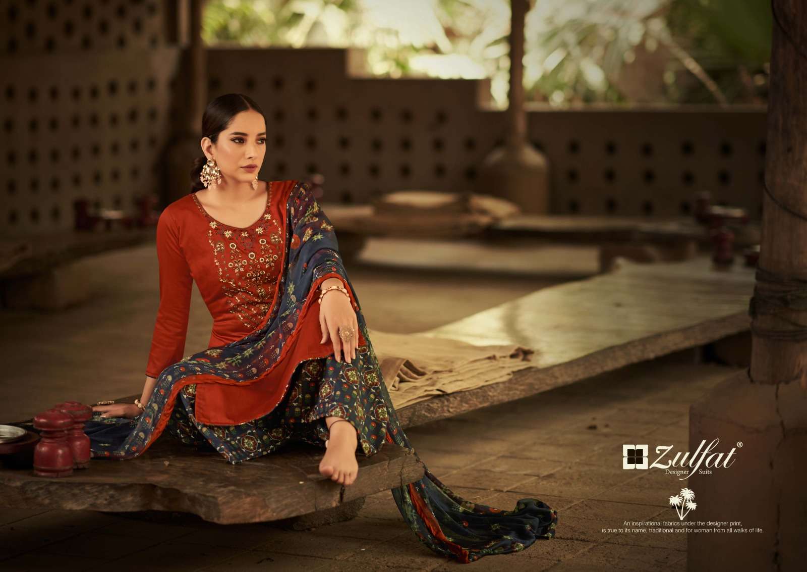 zulfat designer suits damini pure jam cotton  elegant look salwqar suit catalog